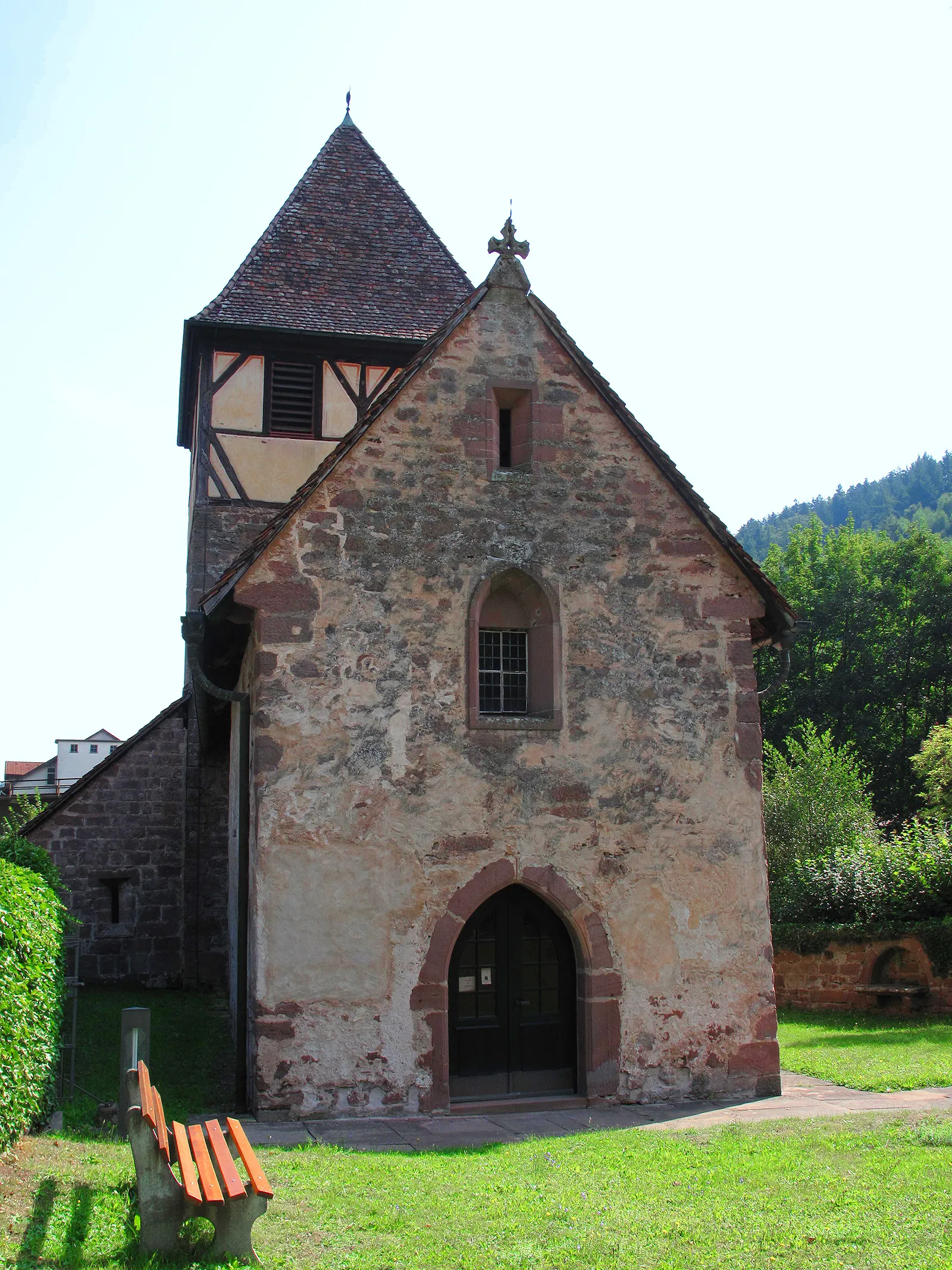 Photo showing: St. Candiduskirche Kentheim, Baden-Württemberg, Bad Teinach-Zavelstein – Ansicht von Westen