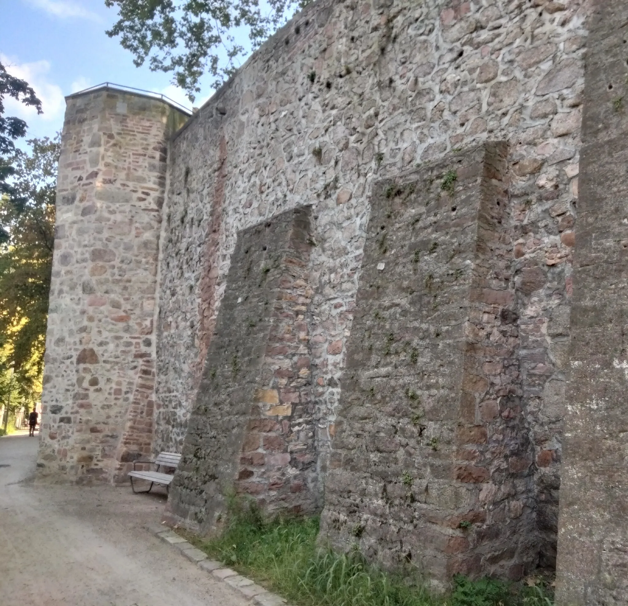 Photo showing: Medieval city wall, Offenburg, Germany