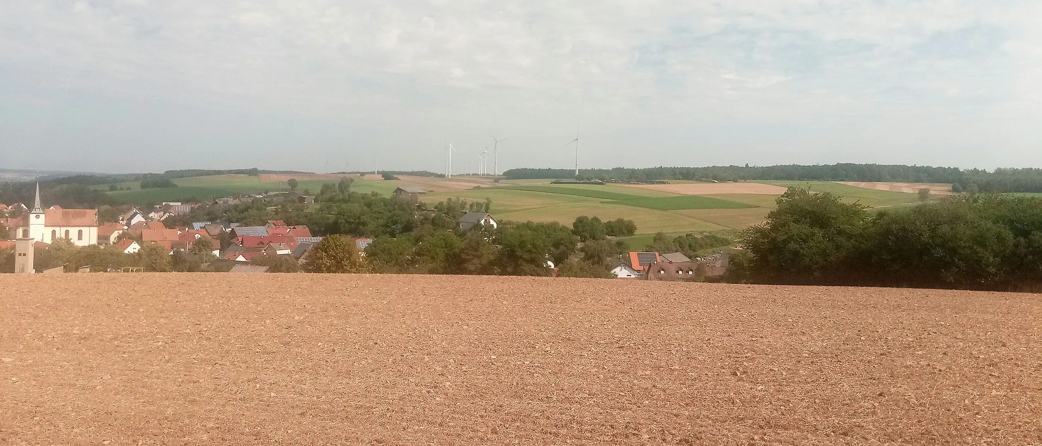 Photo showing: Blick über Gerichtstetten