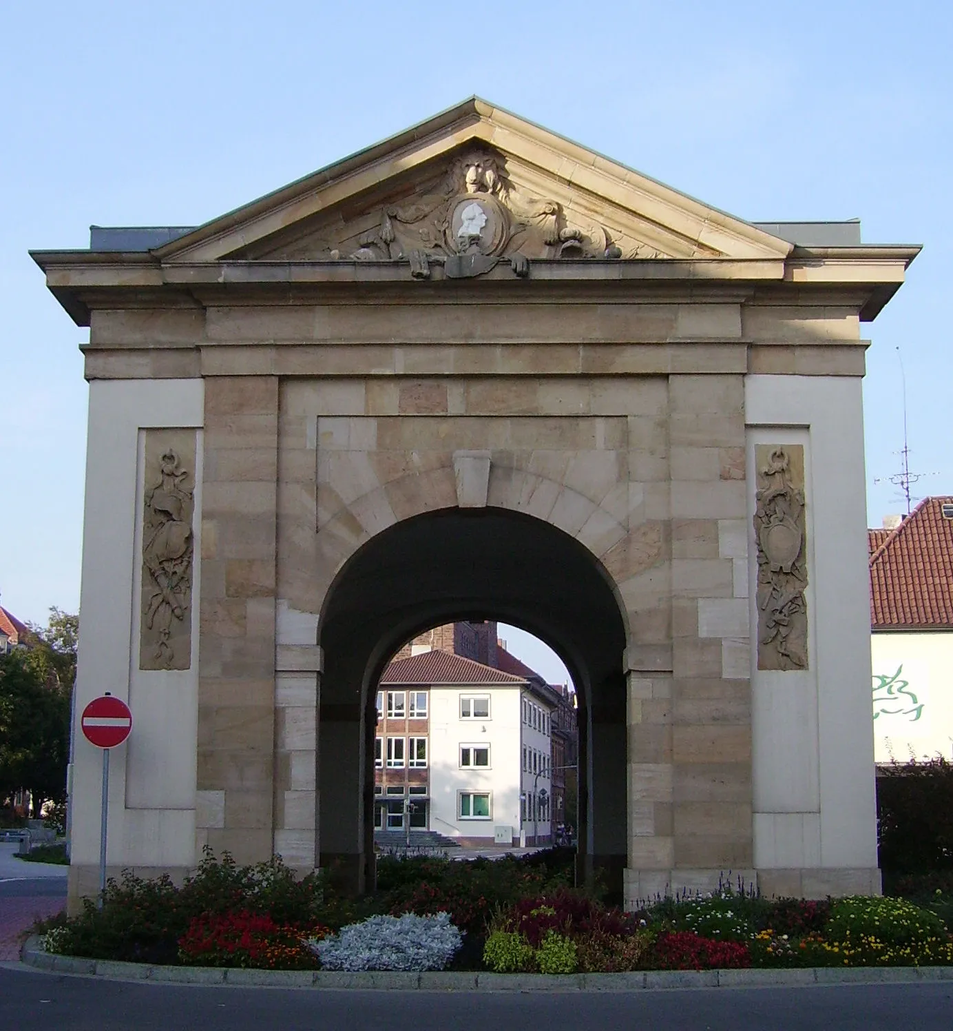 Photo showing: city gate of Frankenthal in Rhineland-Palatinate (Germany)