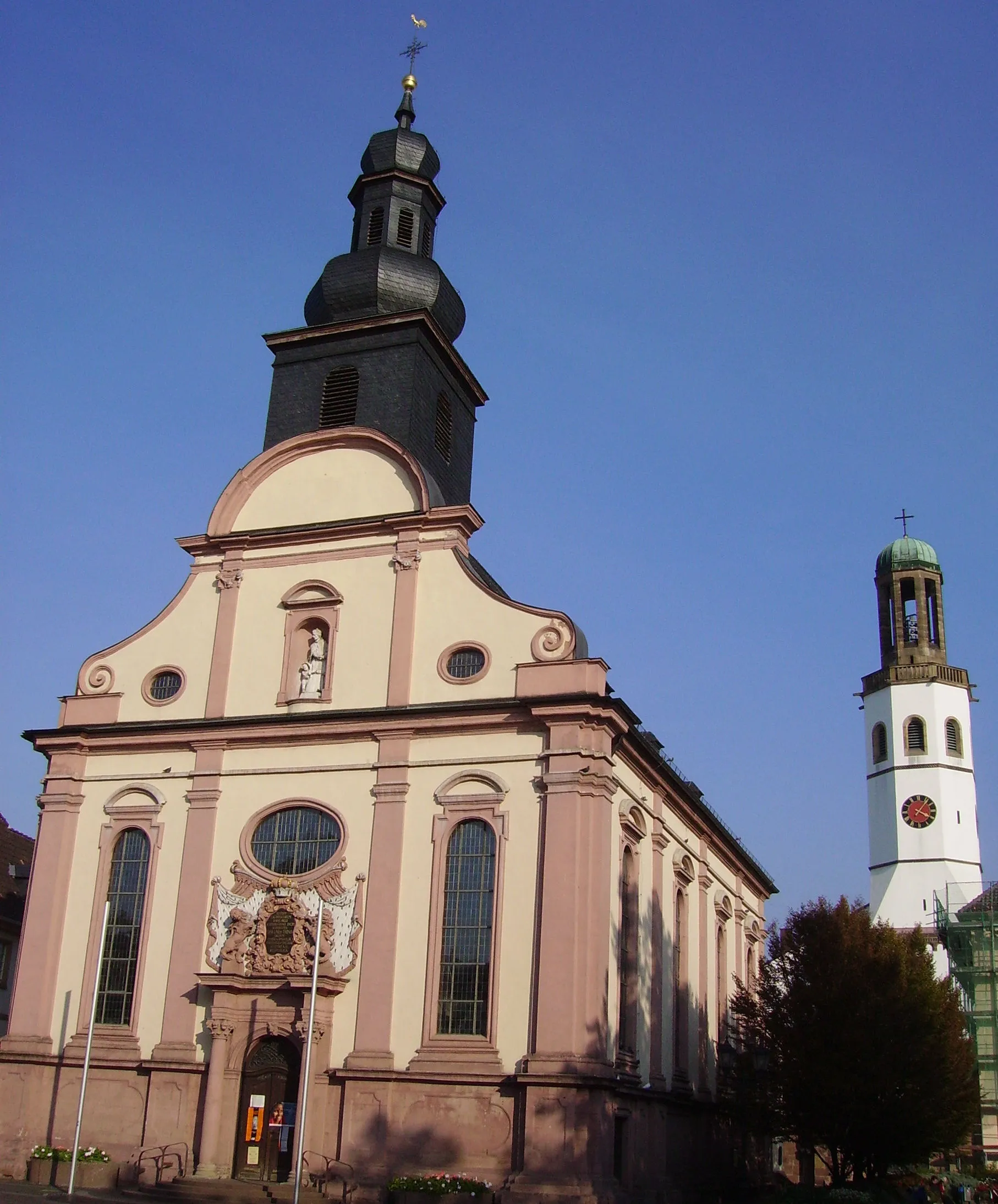 Photo showing: churches in Frankenthal in Rhineland-Palatinate (Germany)