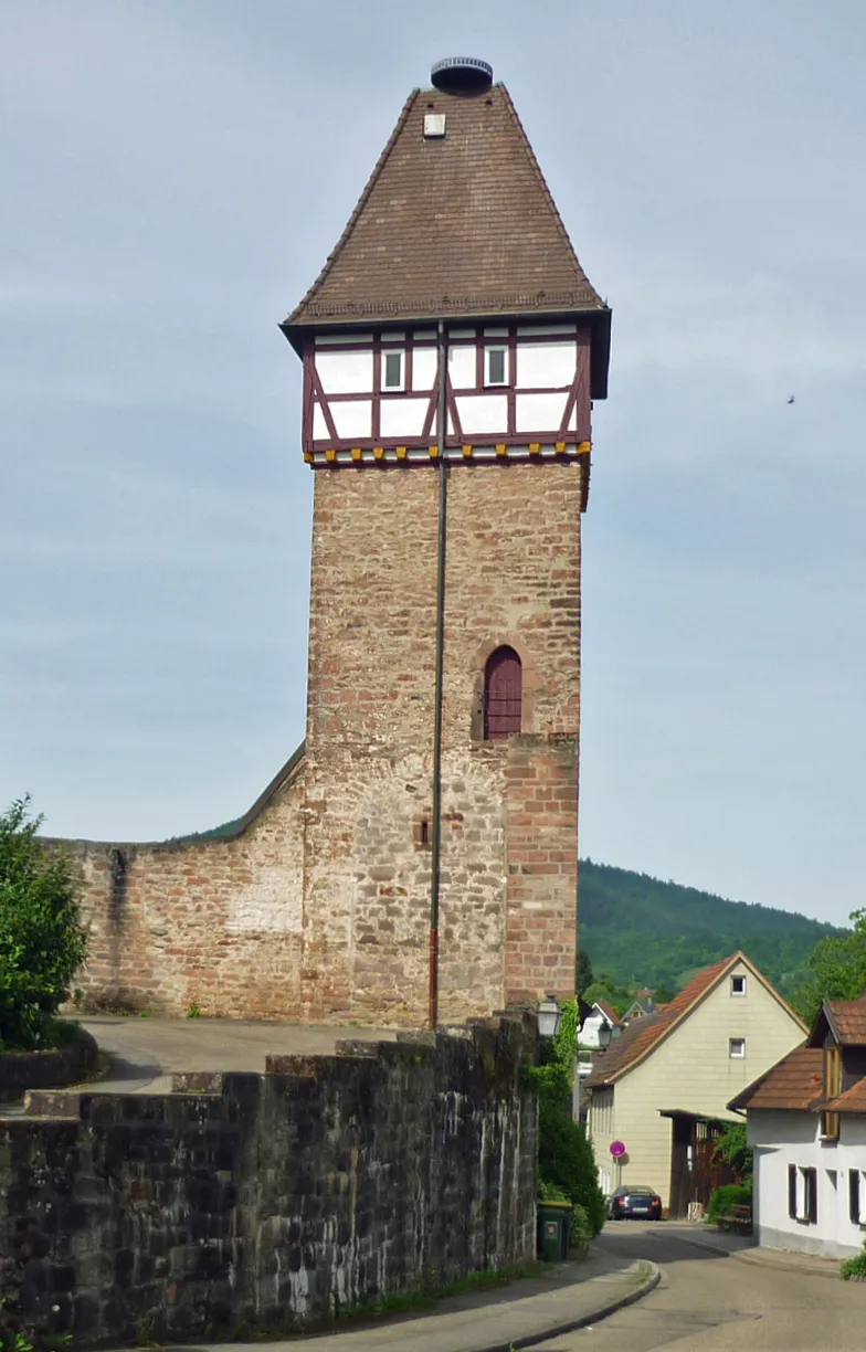 Photo showing: Storchenturm in Gernsbach im Murgtal, Lkr. Rastatt (Baden)