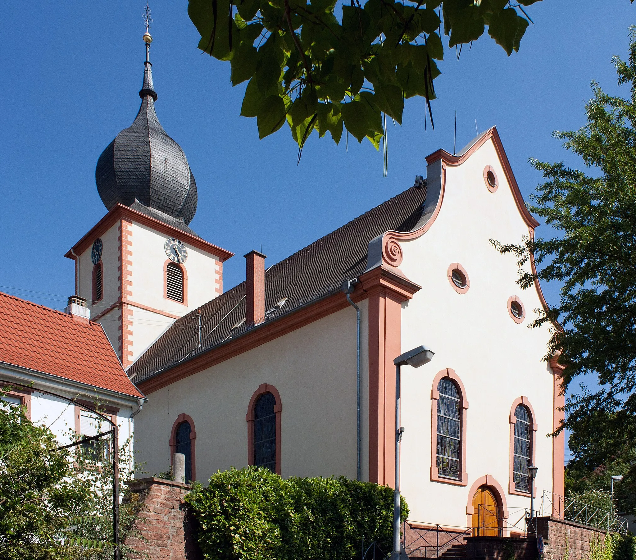 Photo showing: Hirschberg an der Bergstraße, Evangelische Kirche in Großsachsen