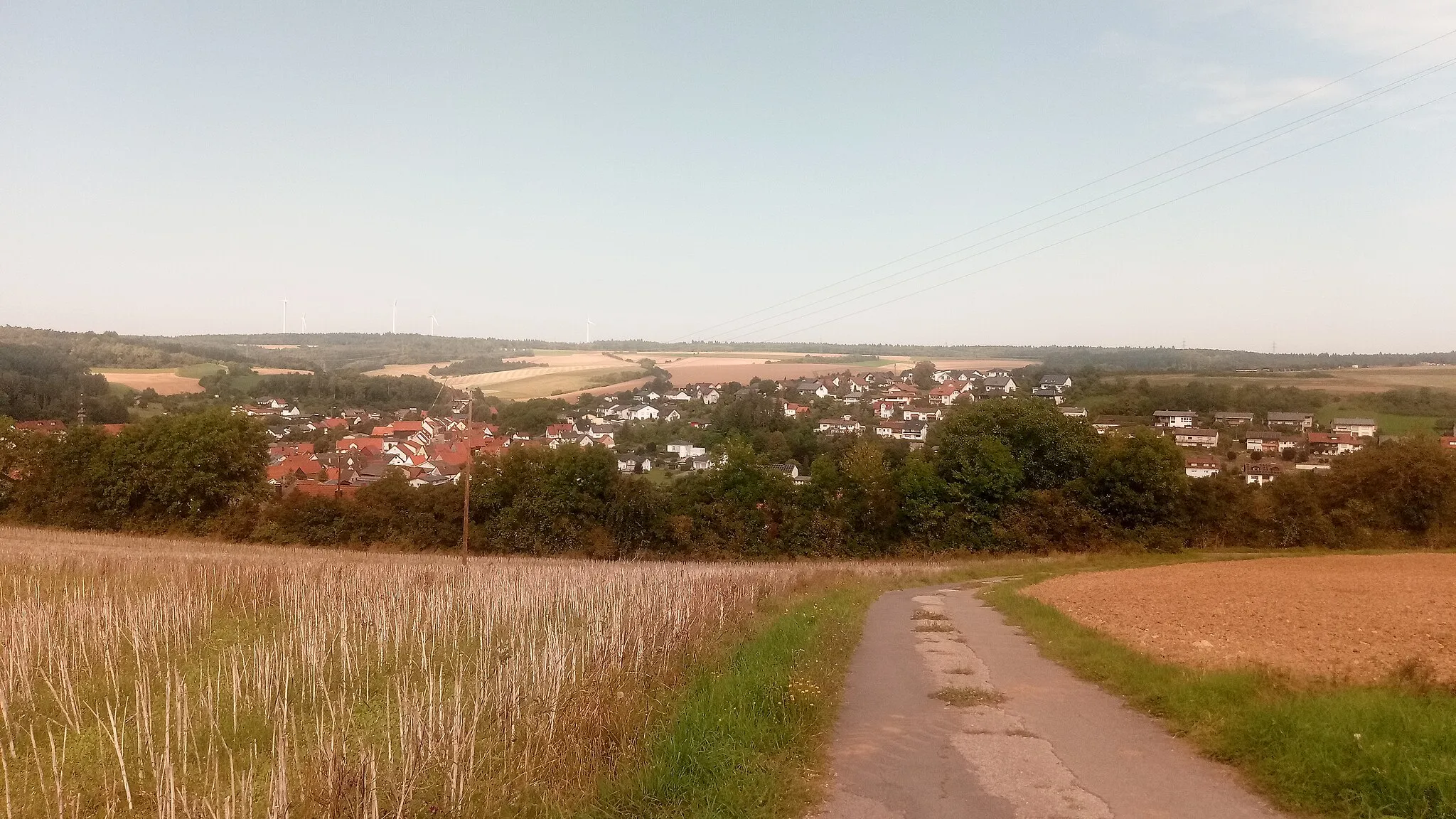 Photo showing: Altheim (Walldürn) 2023 vom Schützenhaus aus gesehen
