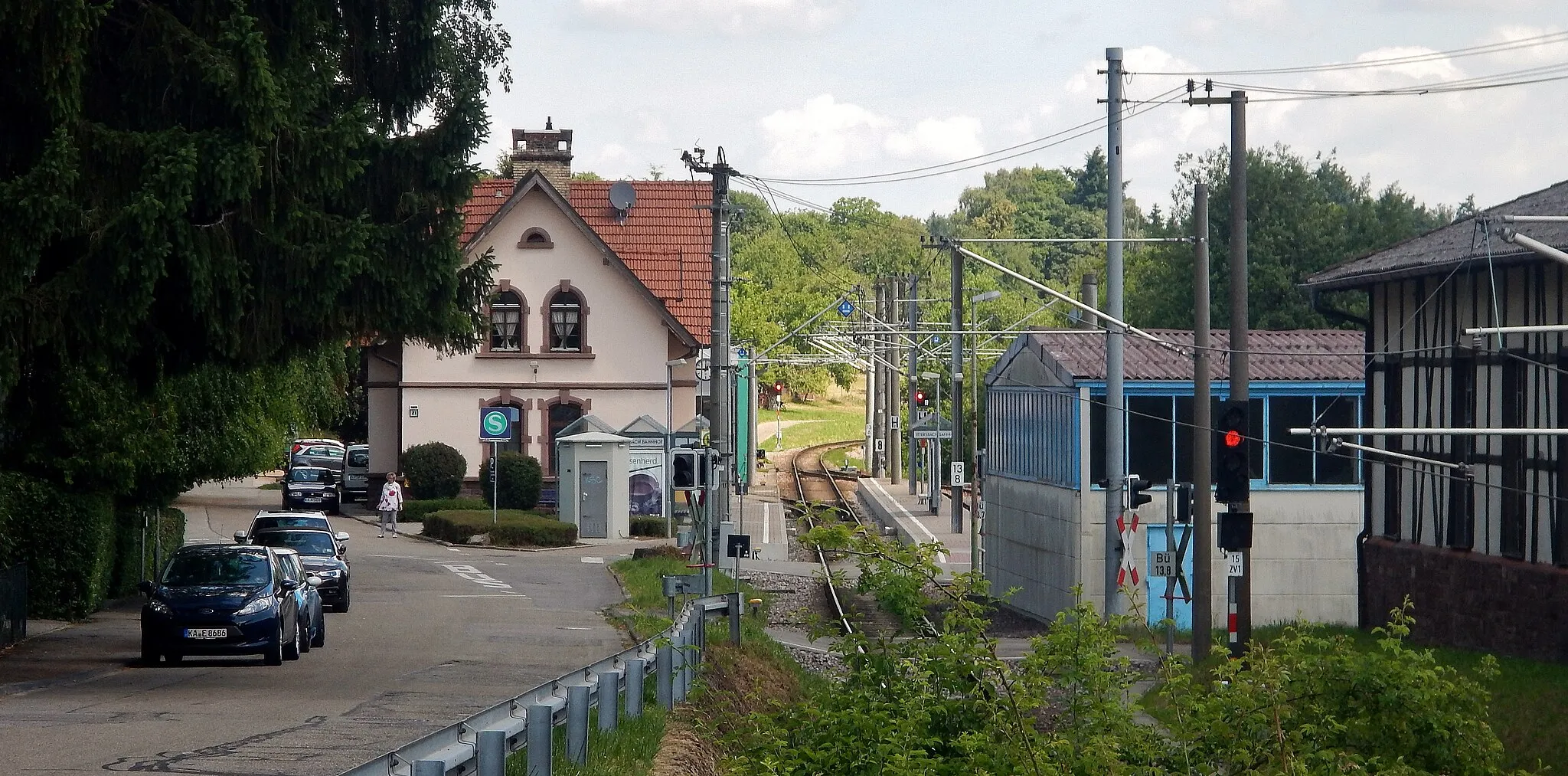 Photo showing: Bahnhof der Stadtbahn S 11 in Ittersbach