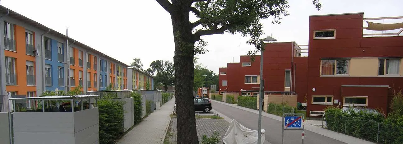 Photo showing: Neubaugebiet Smiley West in der Karlsruher Nordstadt