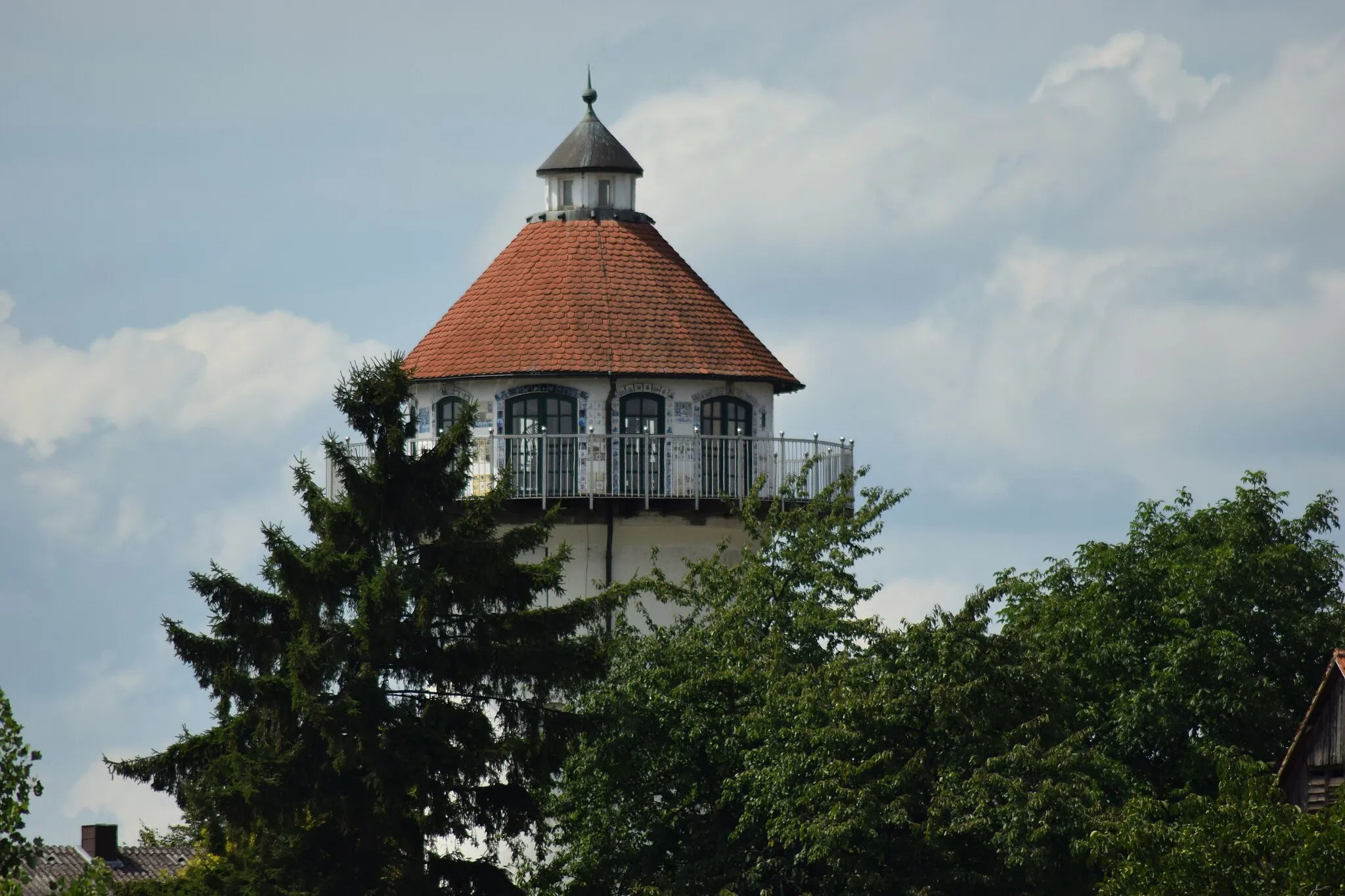 Photo showing: Wasserturm Hilsbach