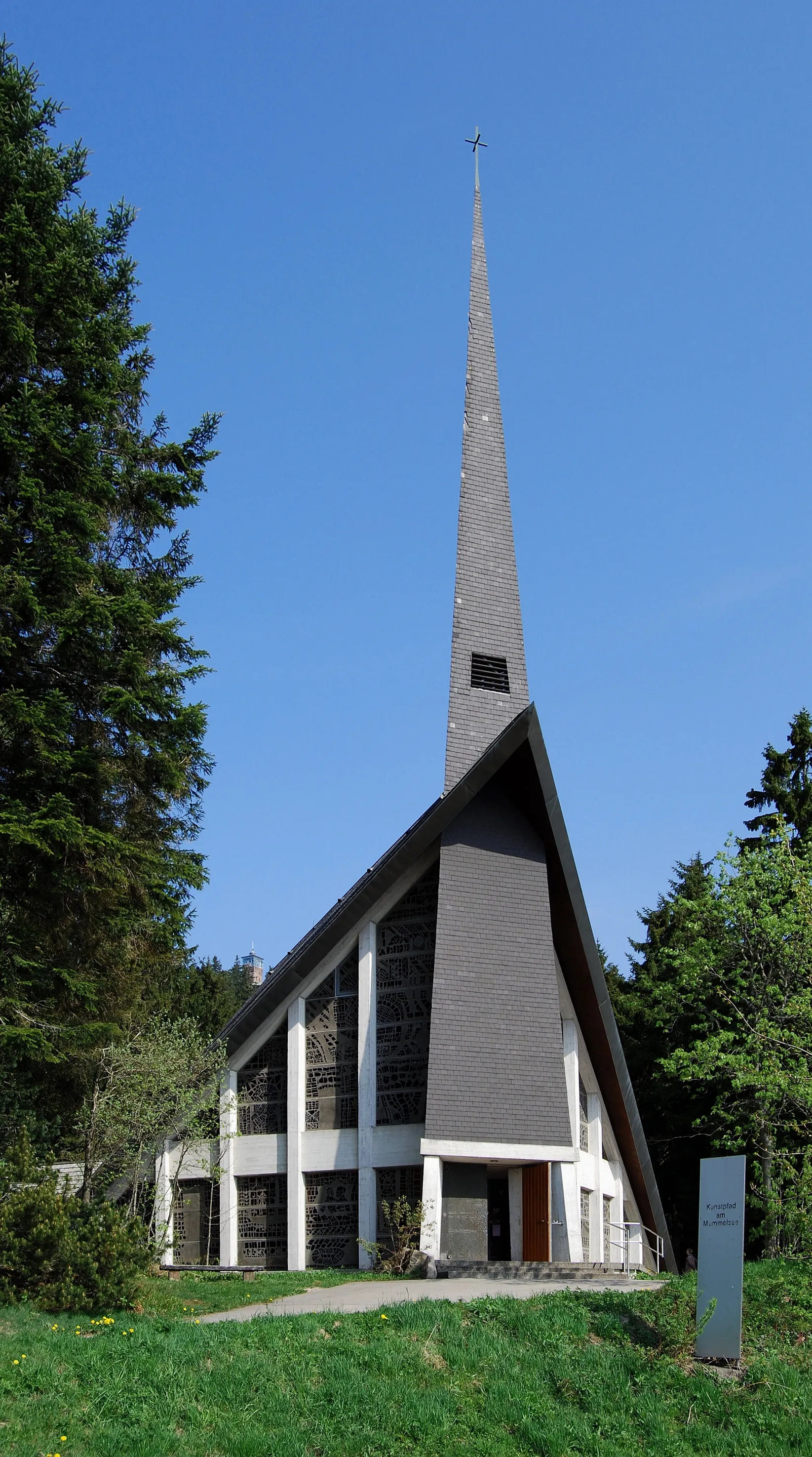 Photo showing: The Mummelsee chapel in Black Forest, Baden-Württemberg.