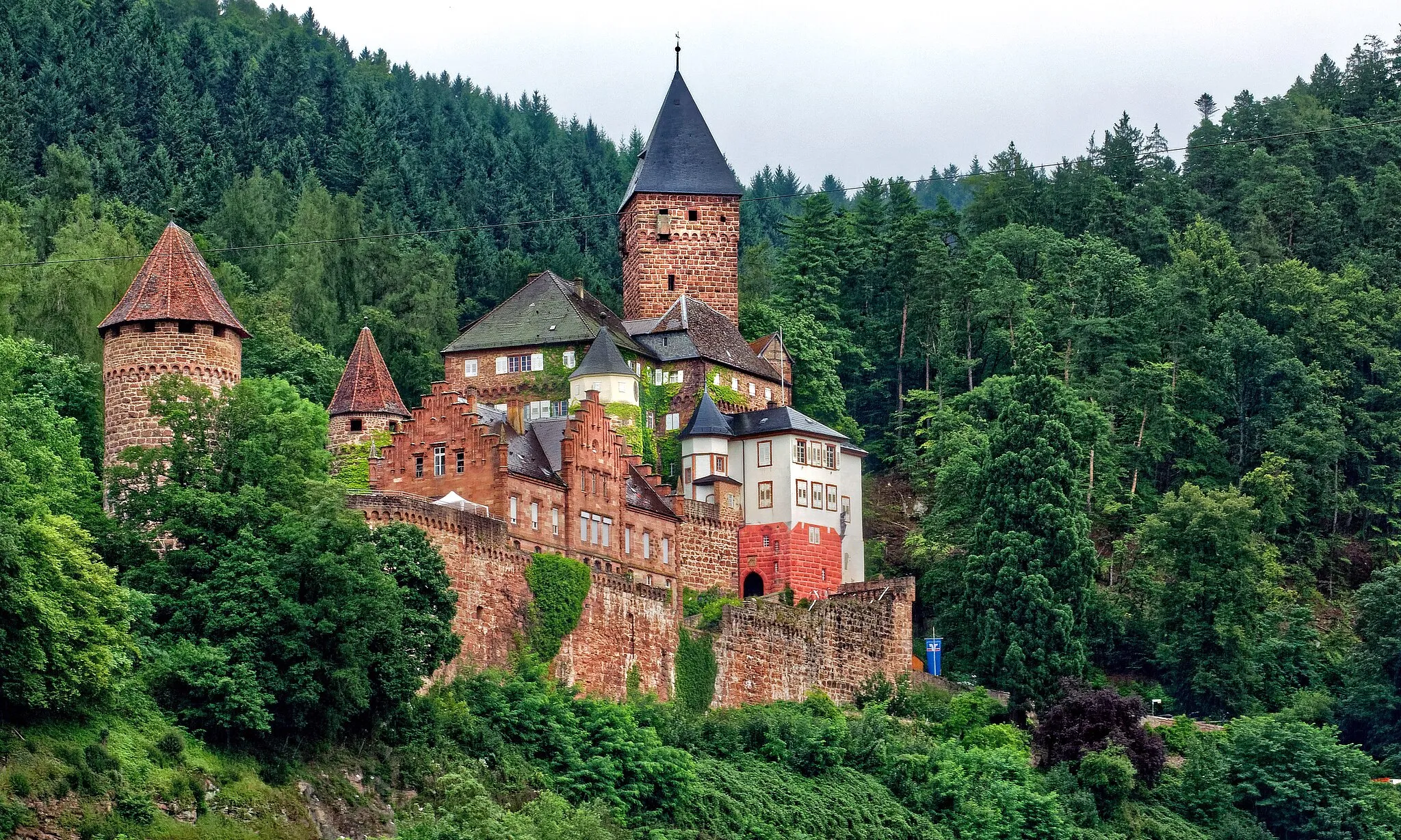 Photo showing: Burg Zwingenberg am Neckar.