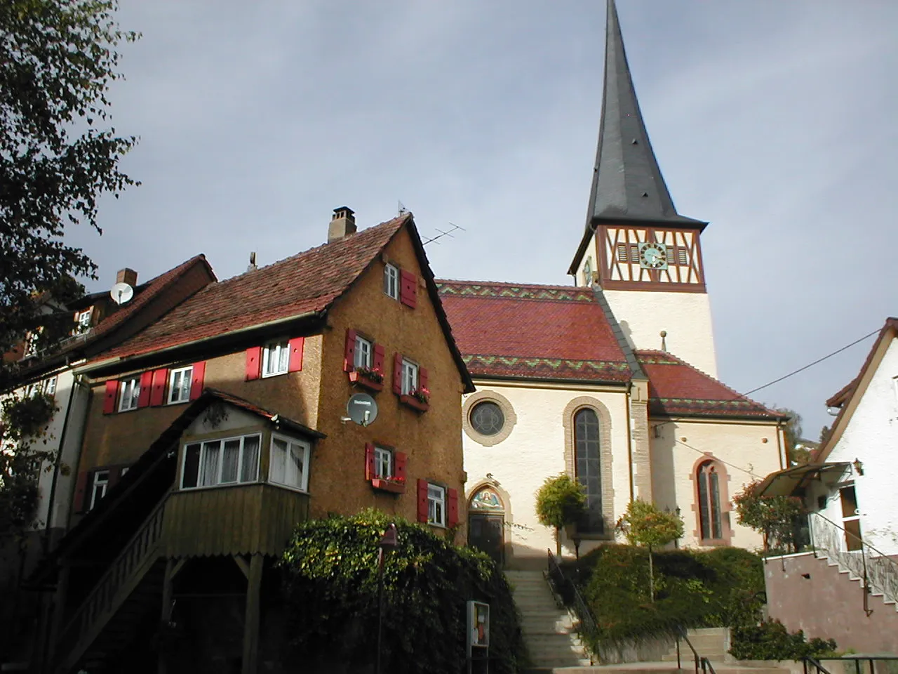 Photo showing: Evangelische Pfarrkirche in Roigheim