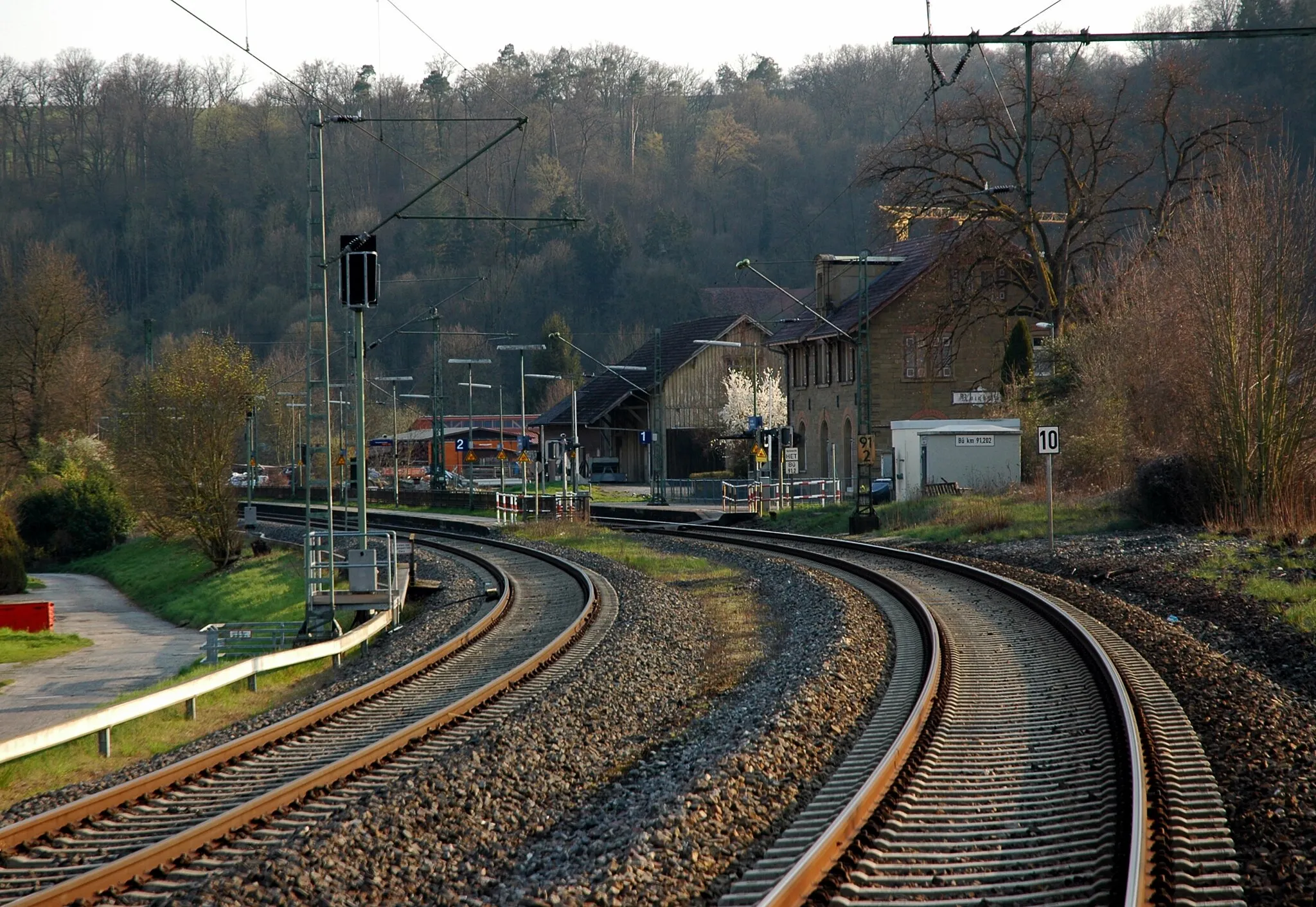 Photo showing: Roigheim - Bahnhof