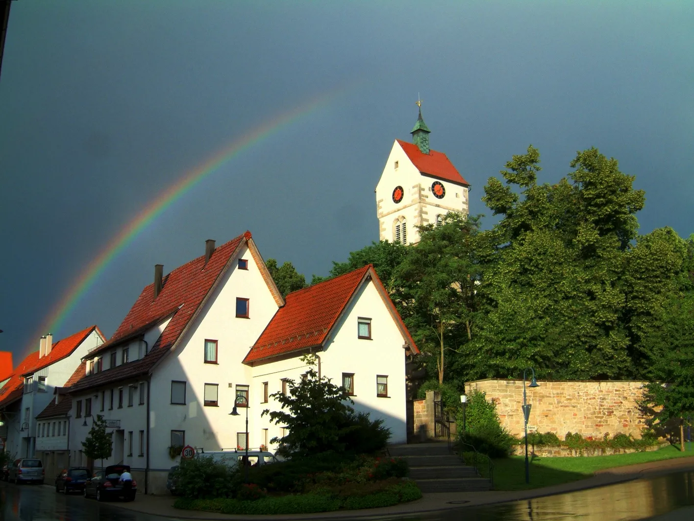 Photo showing: Evangelische Kirche Bondorf