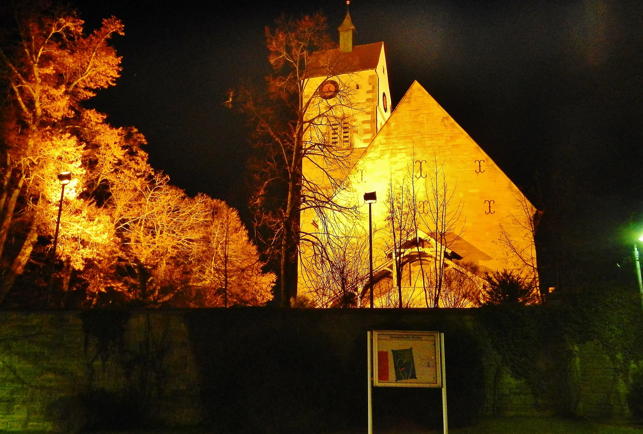 Photo showing: Evangelische Kirche in Bondorf