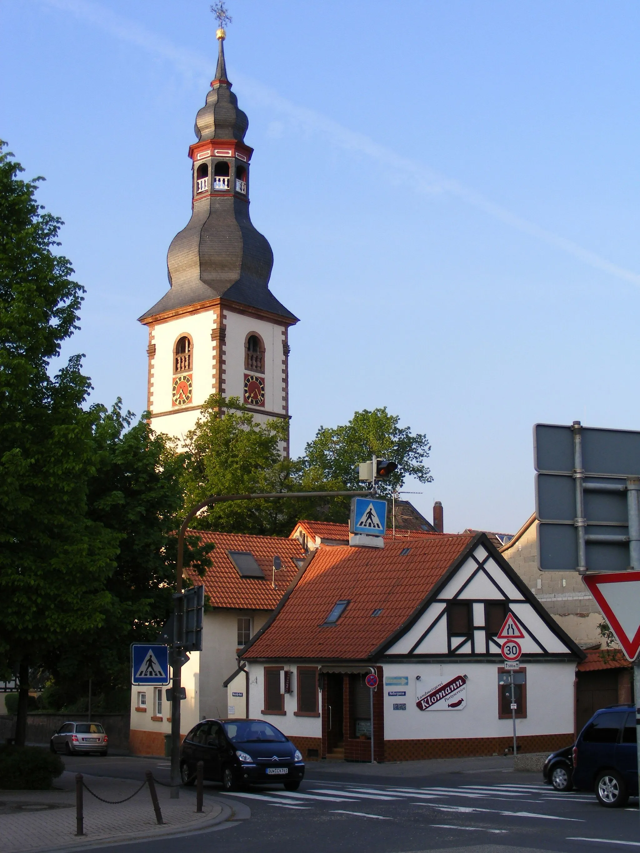 Photo showing: Protestantische Kirche St. Andreas in Kirchheim an der Weinstraße
