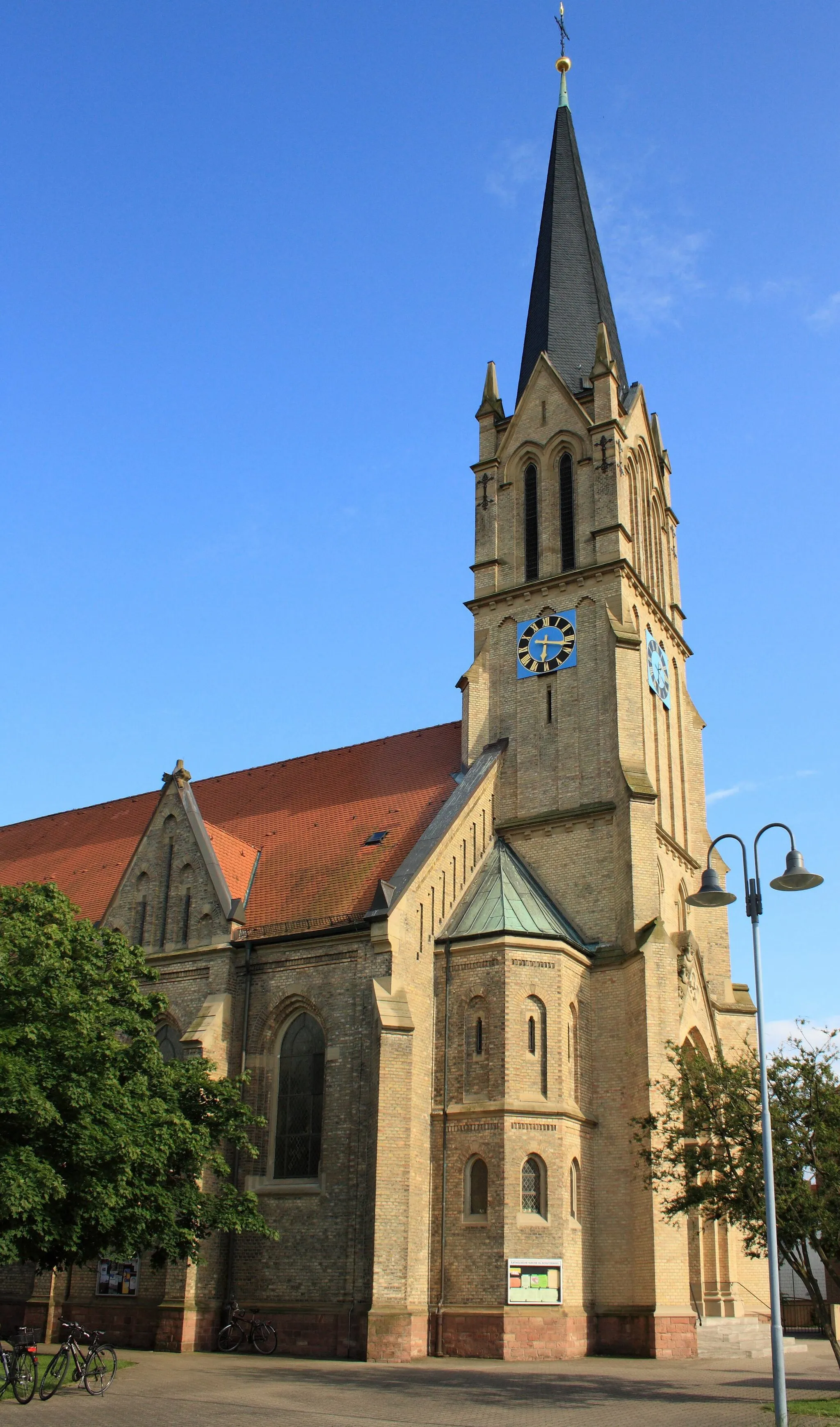 Photo showing: Brühl (Baden), Schutzengelkirche