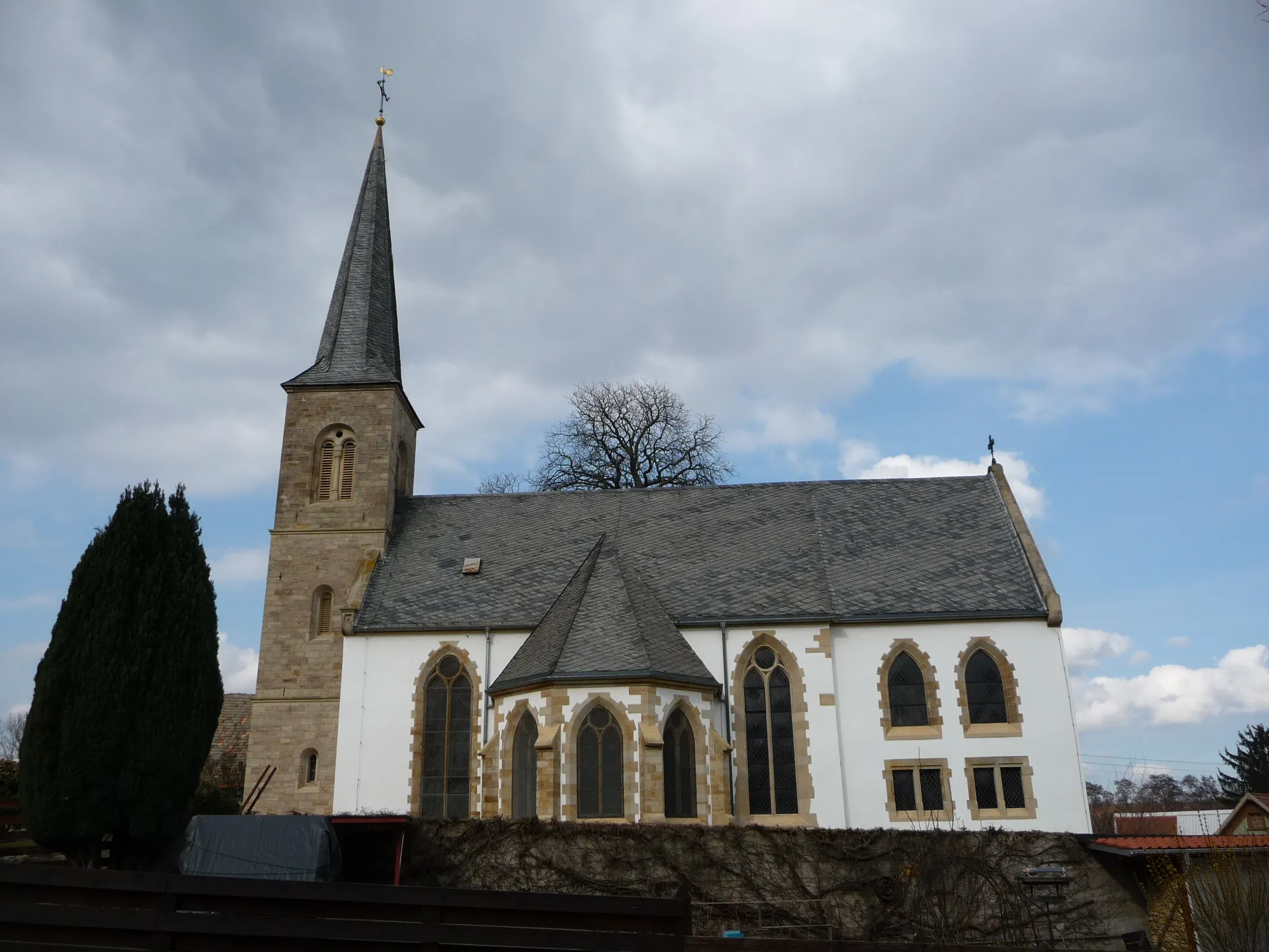 Photo showing: Evangelische Kirche in Monsheim, Rheinland-Pfalz