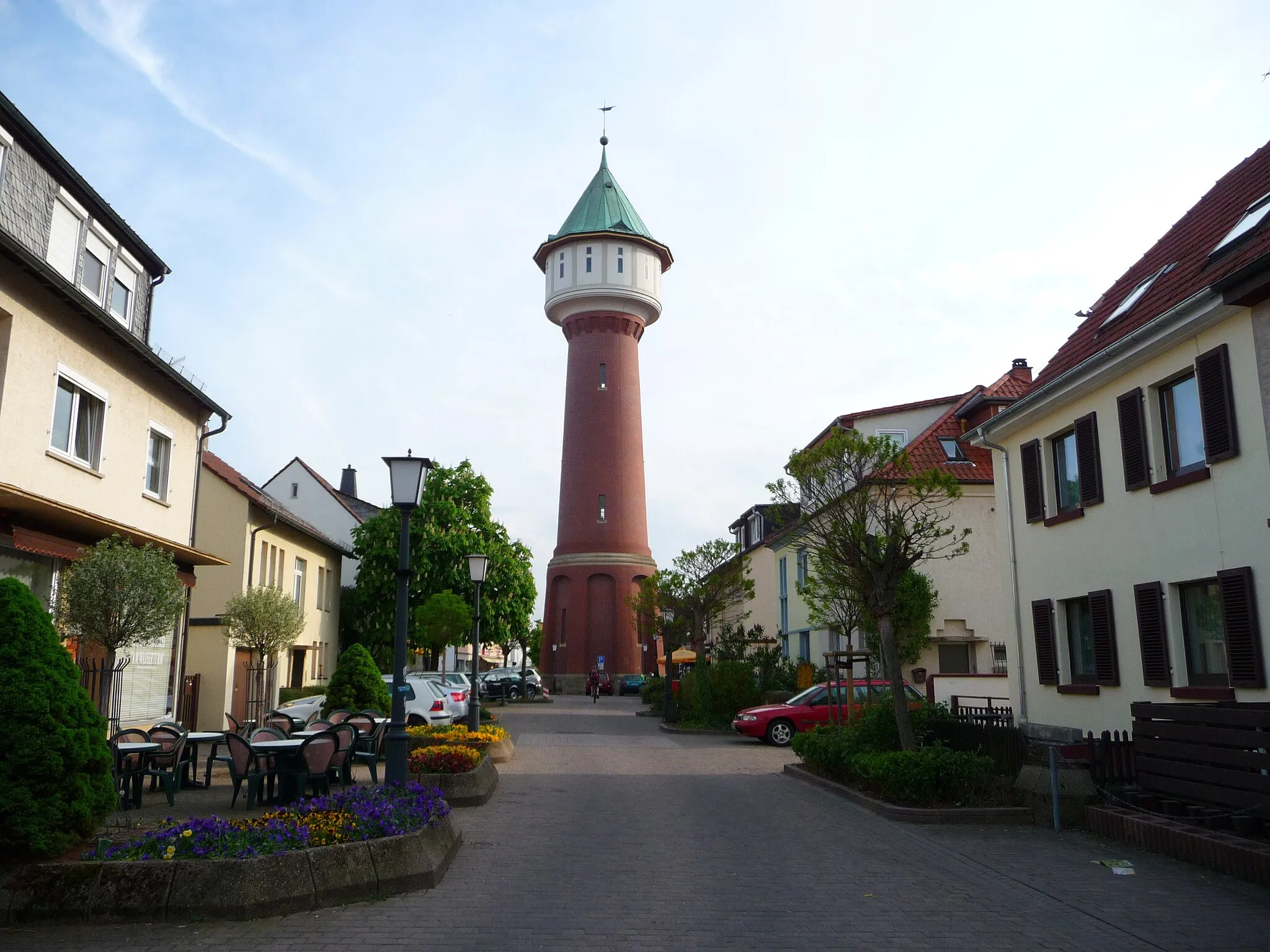 Photo showing: Wasserturm - Wahrzeichen der Stadt Eppelheim (Baden-Württemberg, Deutschland)