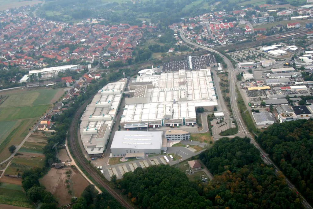 Photo showing: SEW Eurodrive factory in Graben-Neudorf.