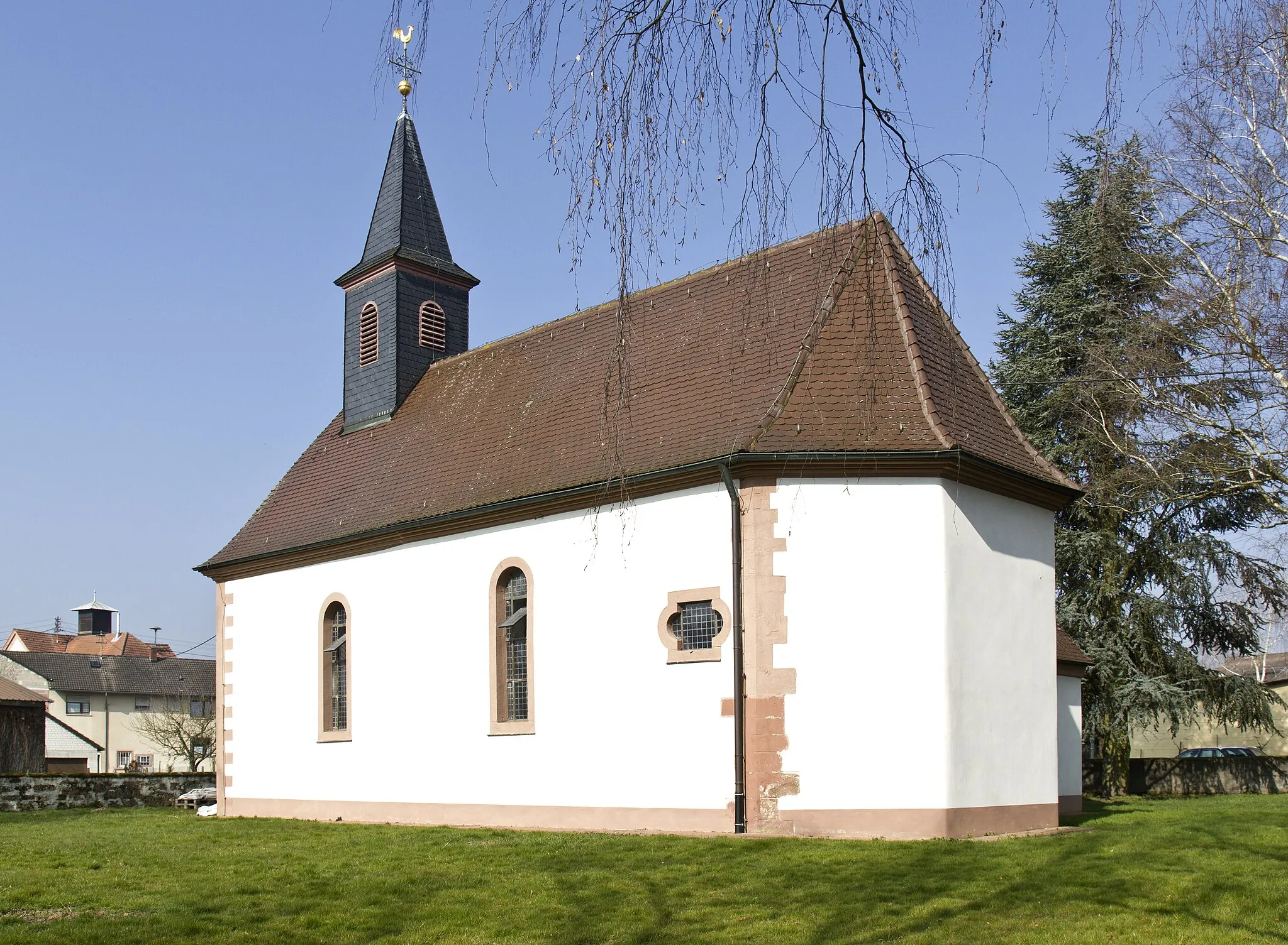 Photo showing: Niederotterbach, katholische Kirche St. Nikolaus
