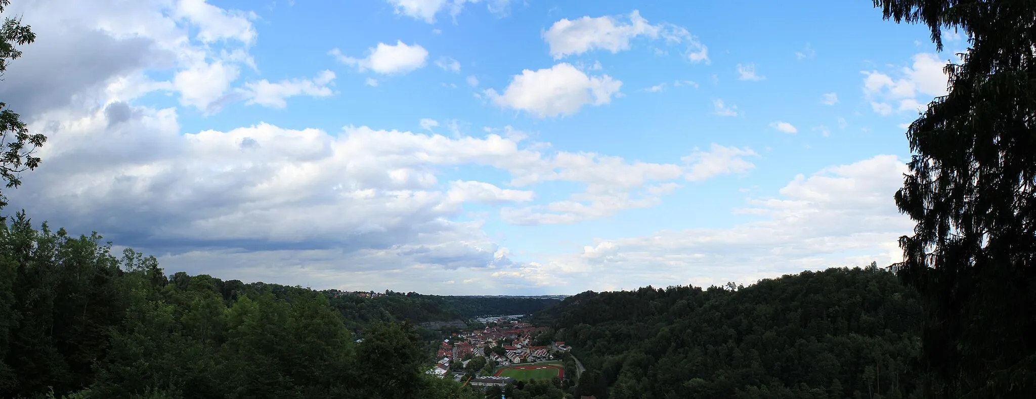 Photo showing: A panorama picture of Sulz am Neckar