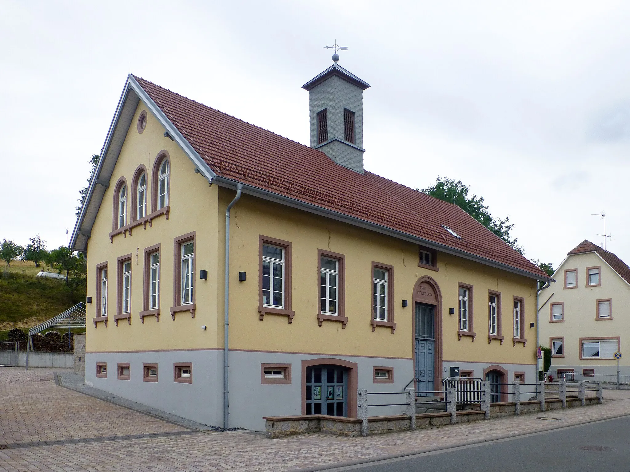 Photo showing: Alte Schule in Mörlenbach-Bonsweiher