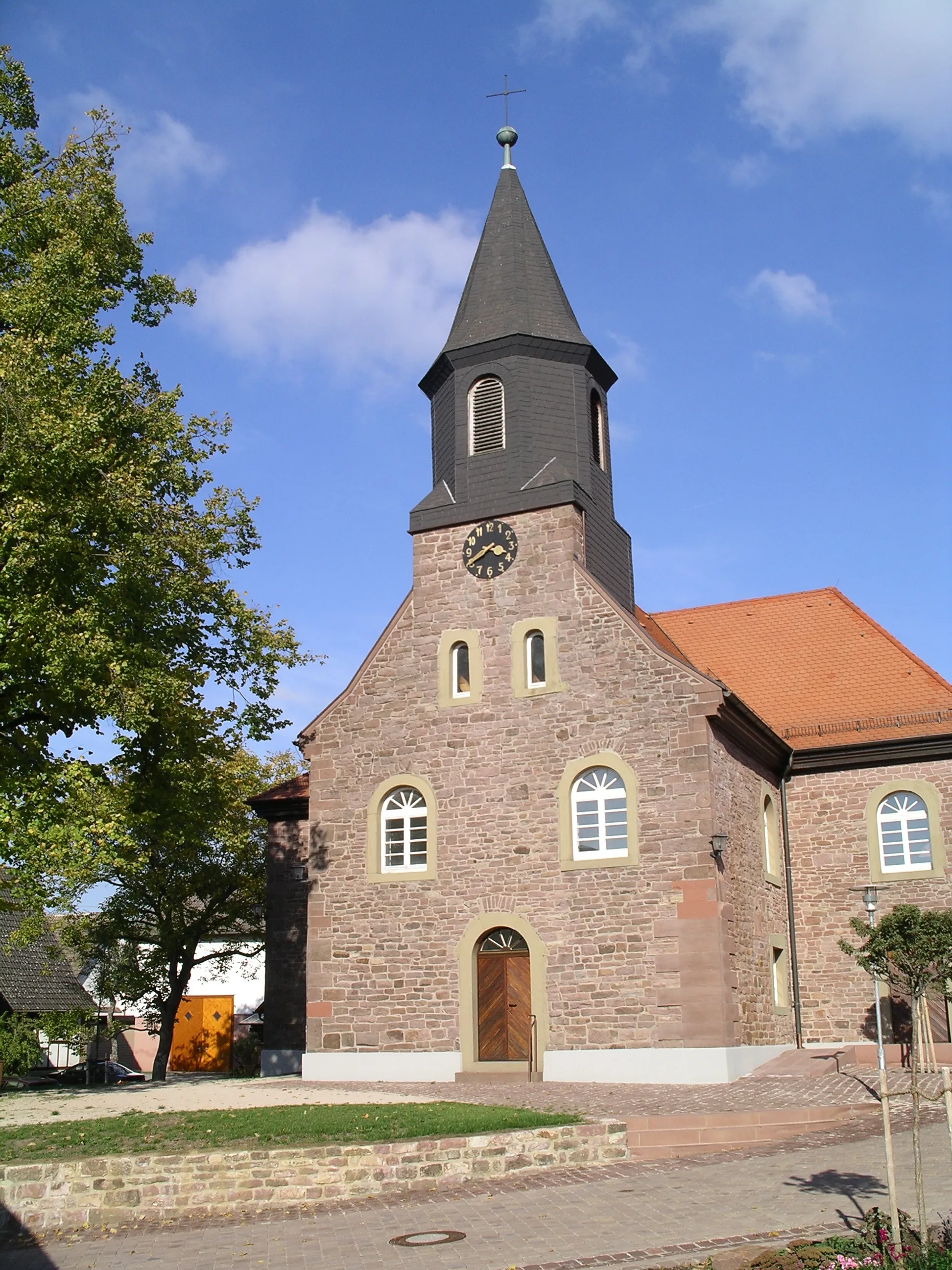 Photo showing: Evangelical Church in Spielberg (Karlsbad)