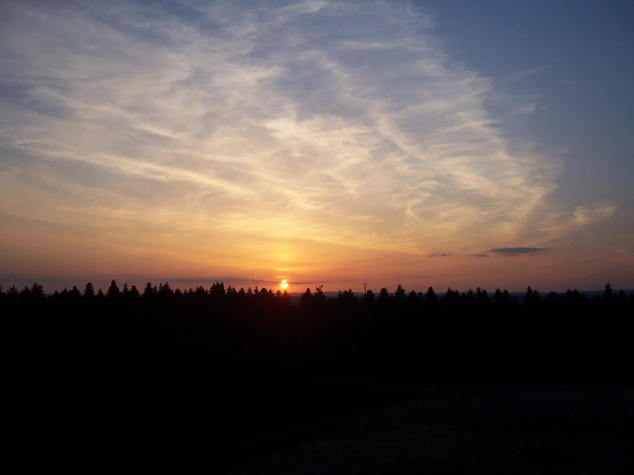 Photo showing: Sonnenuntergang auf dem Montescherbelino