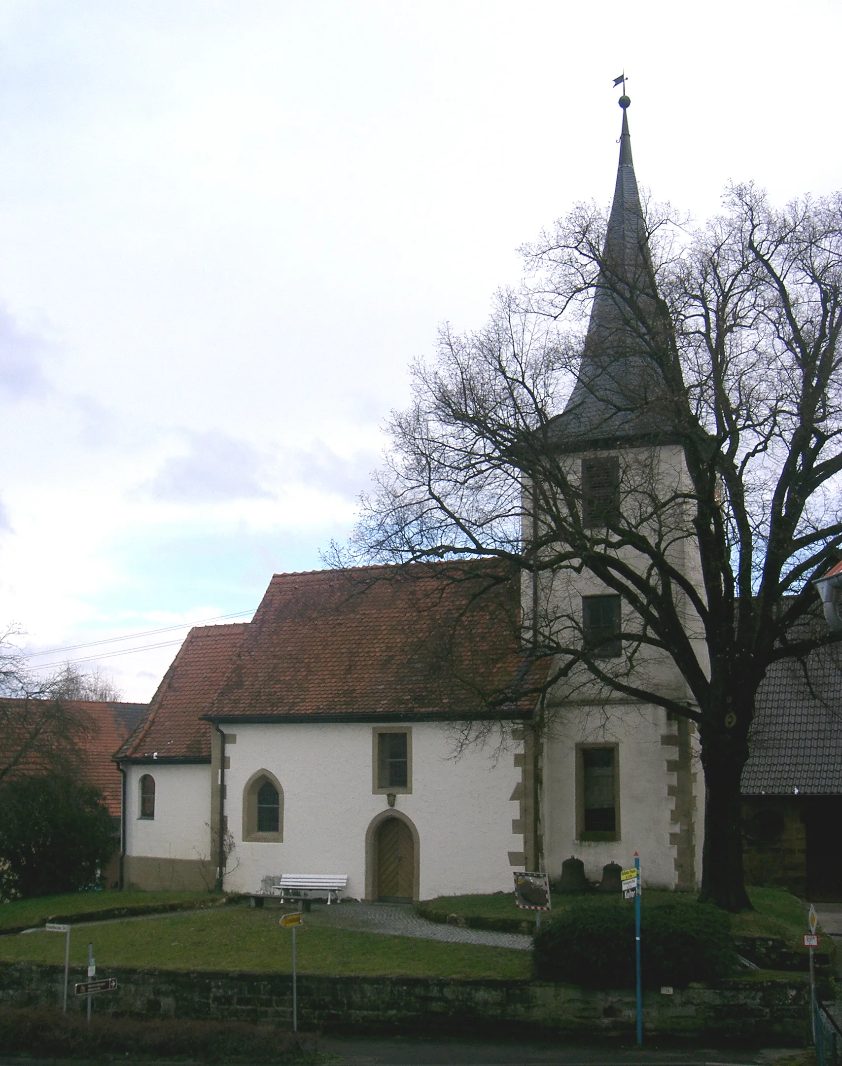 Photo showing: Evangelische Kirche in Pfedelbach-Windischenbach