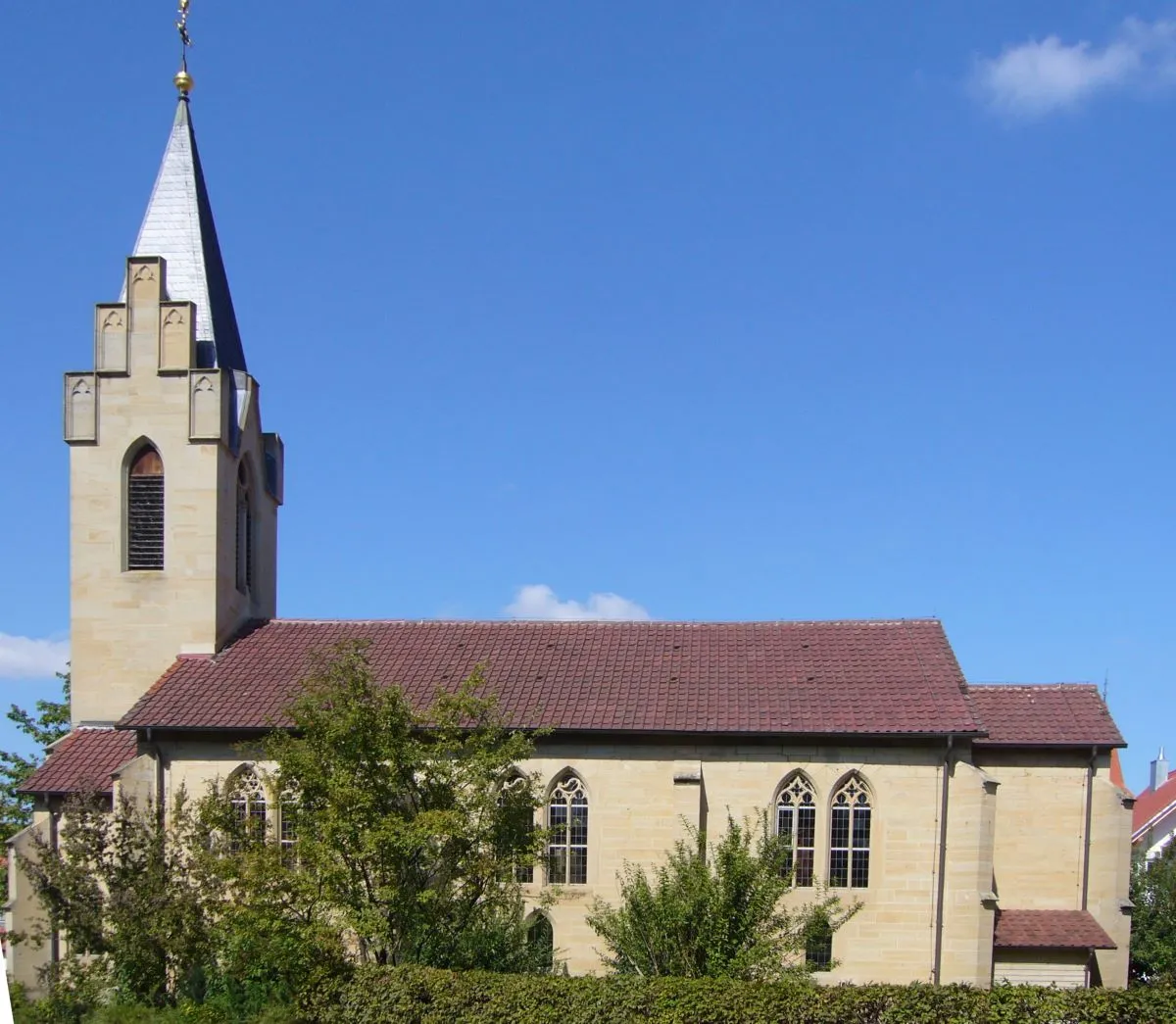 Photo showing: Die evangelische Kirche von Ammerbuch-Altingen