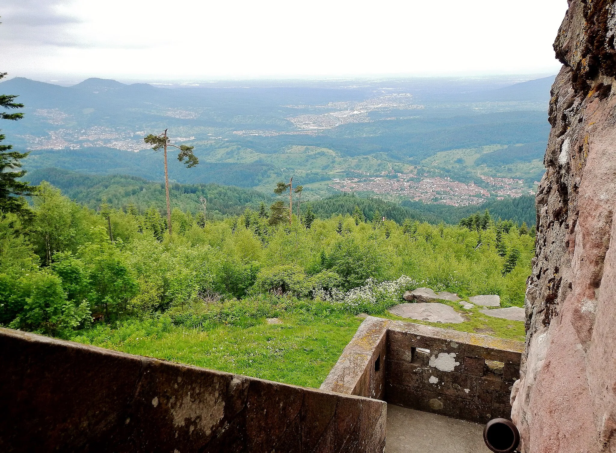 Photo showing: Ausblick vom Teufelsmühle-Turm