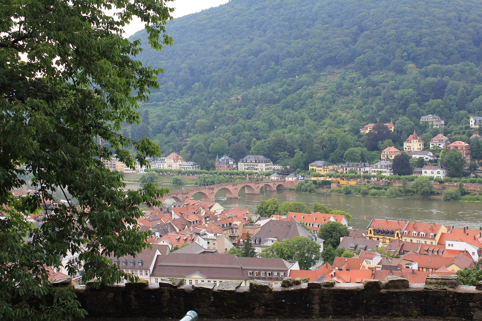Photo showing: Karl-Theodor Brücke, Heidelberg, Baden-Wurttemberg, Germany