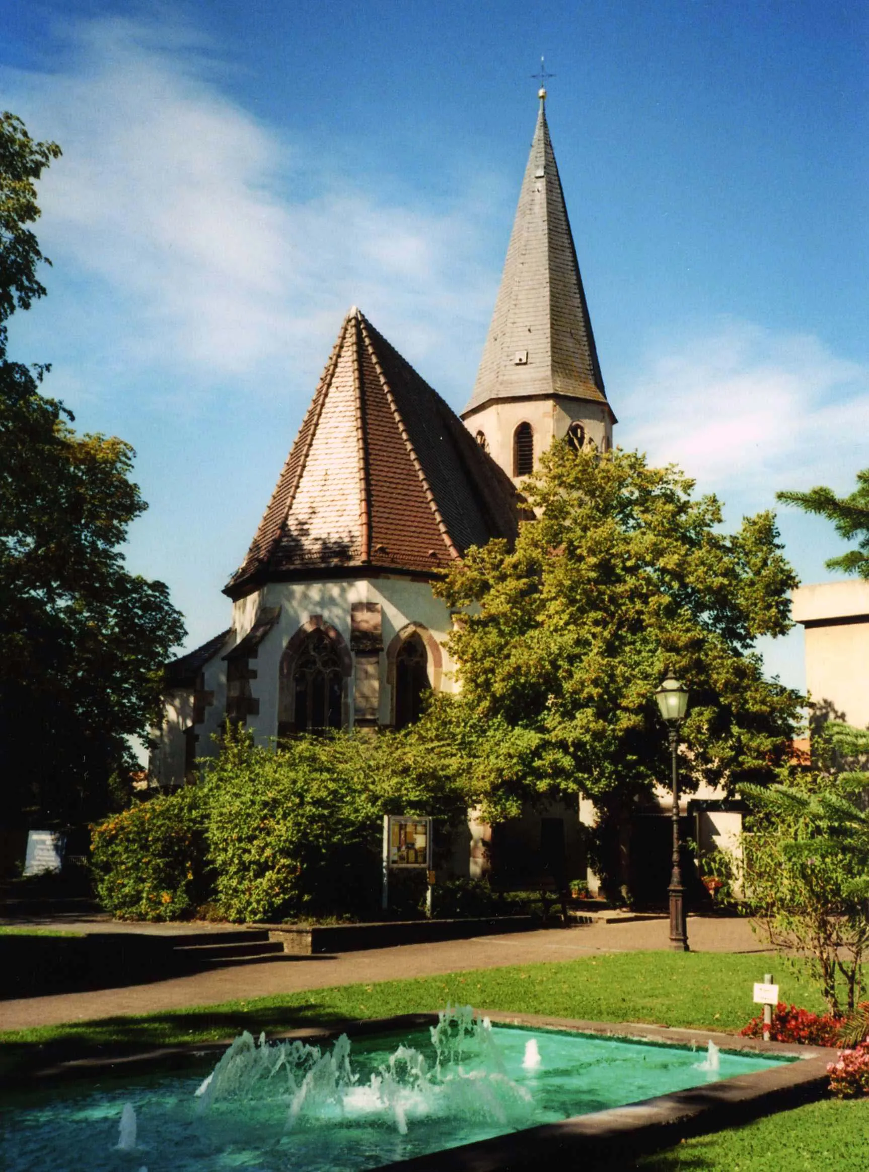 Photo showing: Evangelische Kirche Eggenstein aus nordöstlicher Richtung