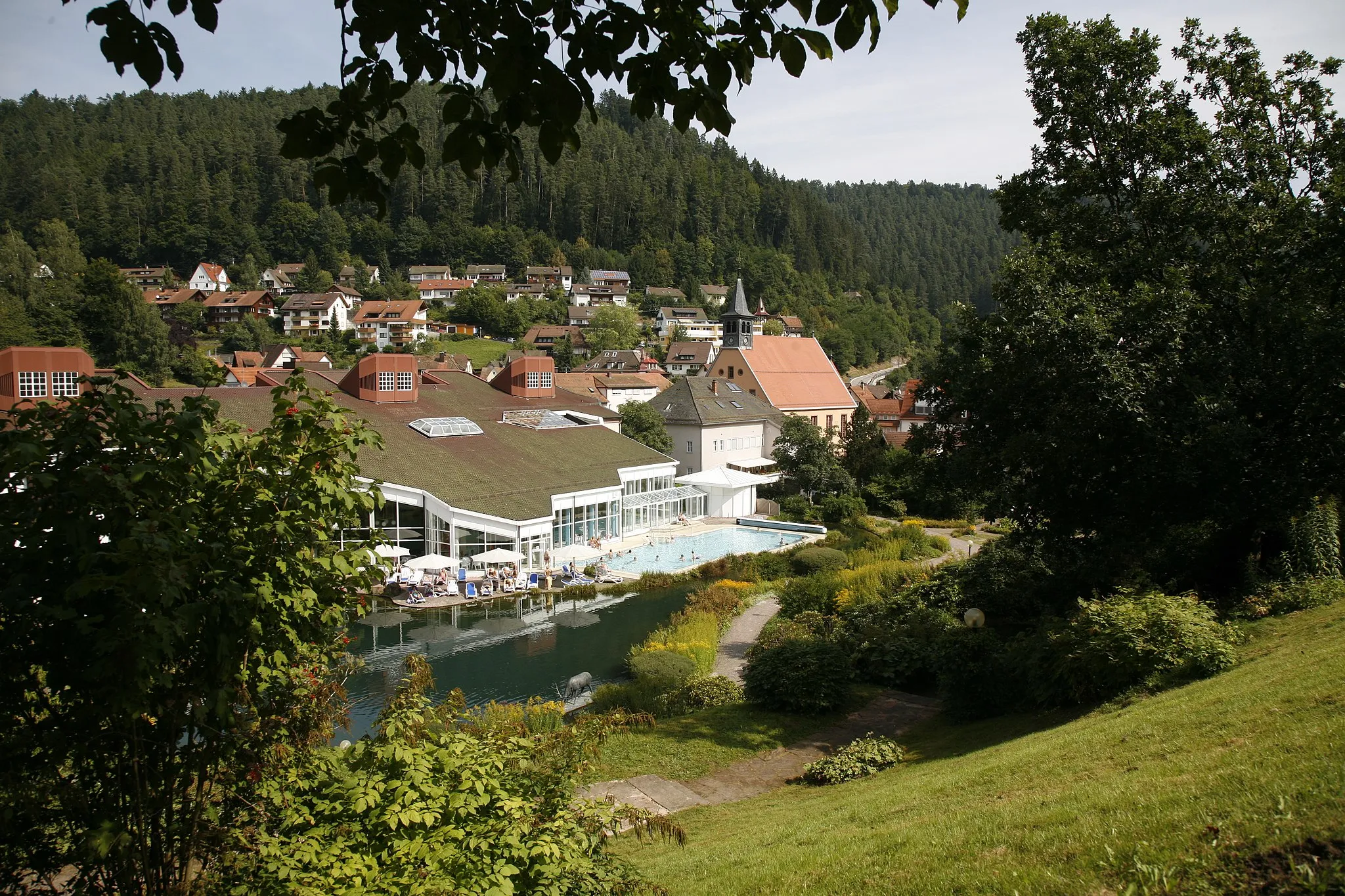 Photo showing: Blick über Bad Teinach