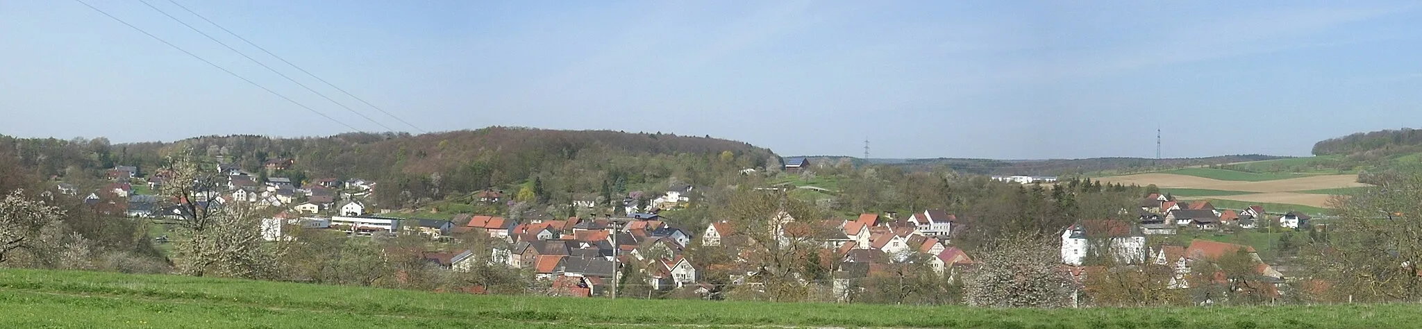 Photo showing: Blick auf Buchen-Eberstadt