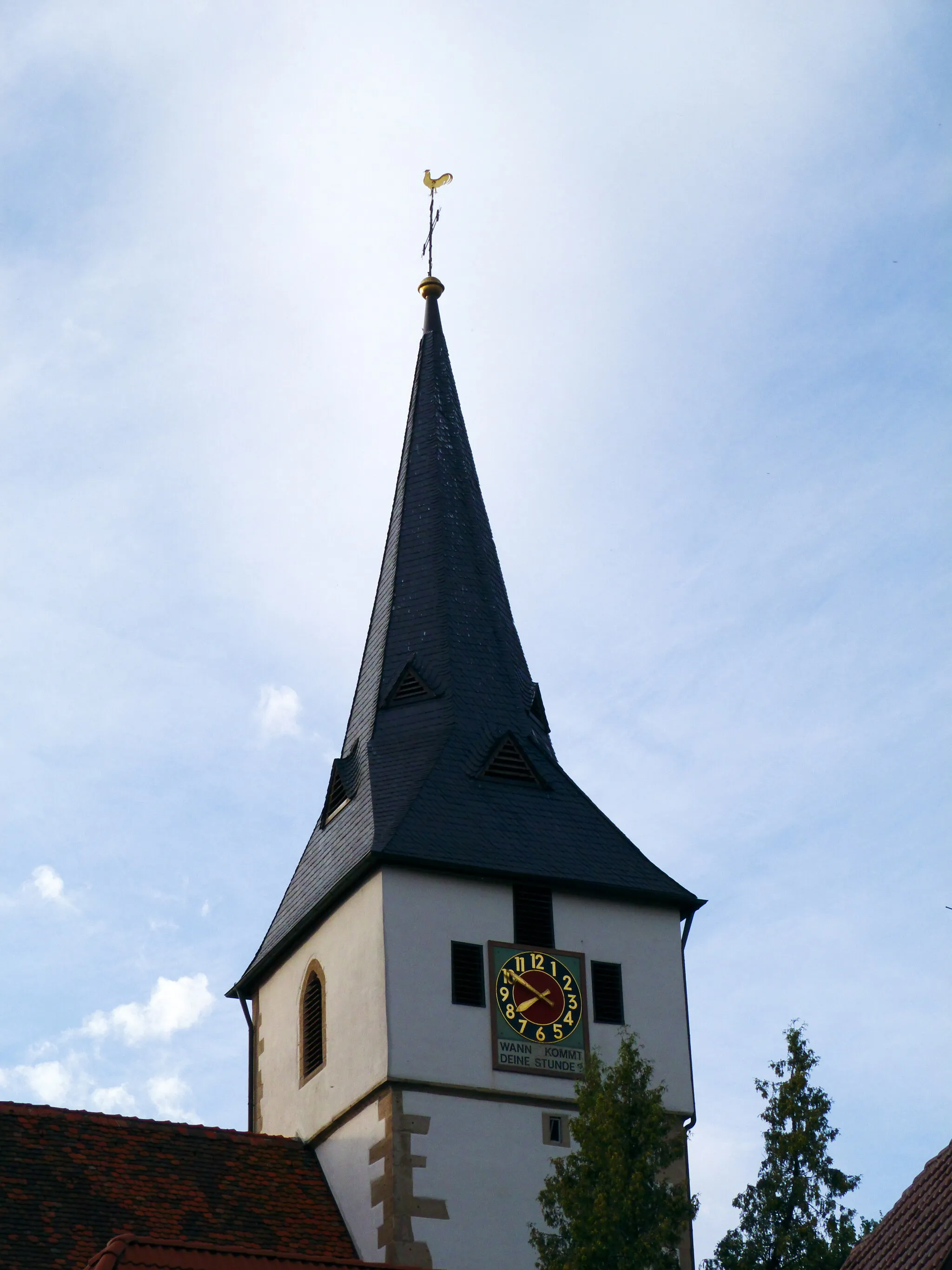 Photo showing: Church in Lomersheim, Mühlacker, Germany – When Is Your Hour