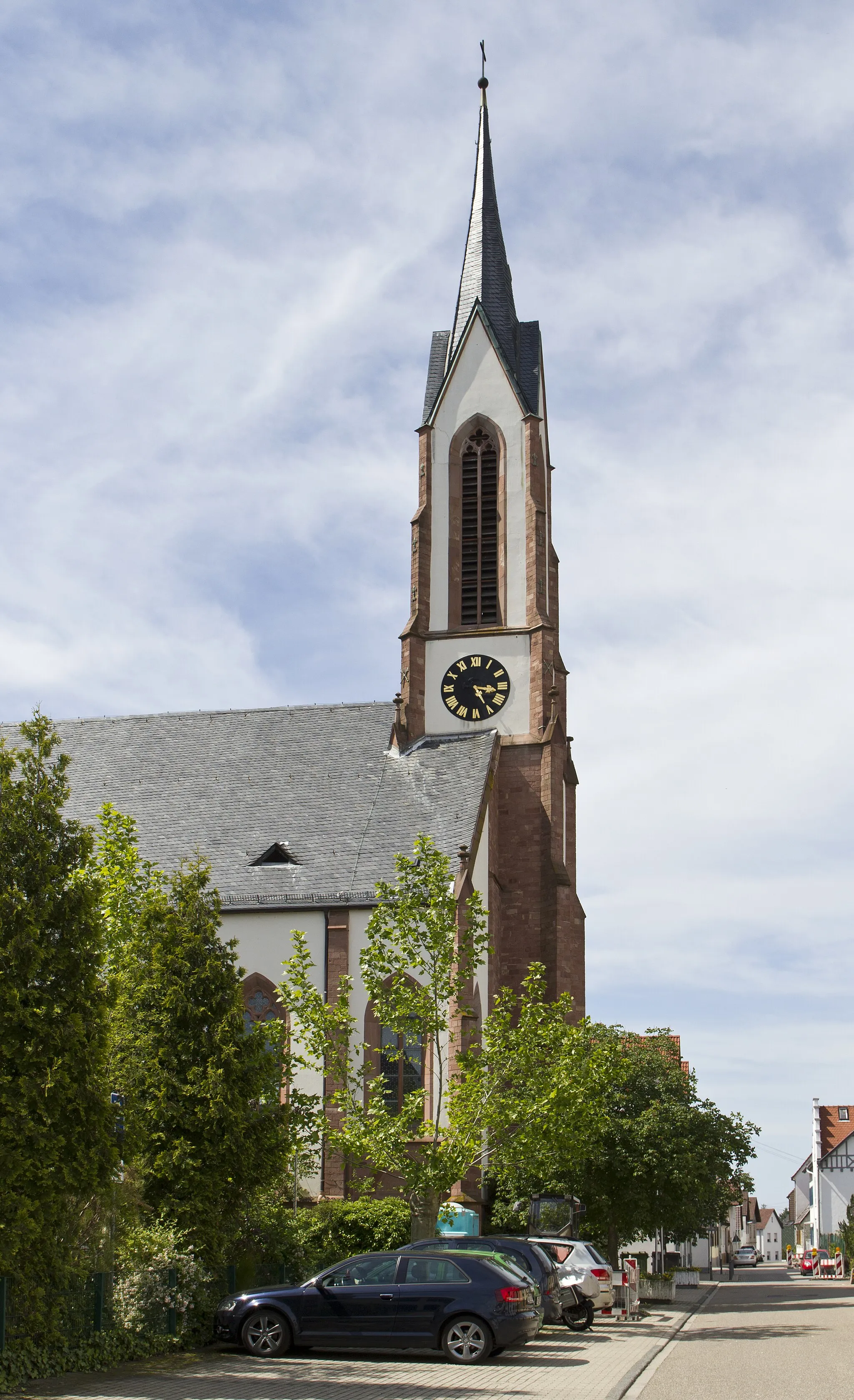 Photo showing: Sandhausen, Evangelische Christuskirche