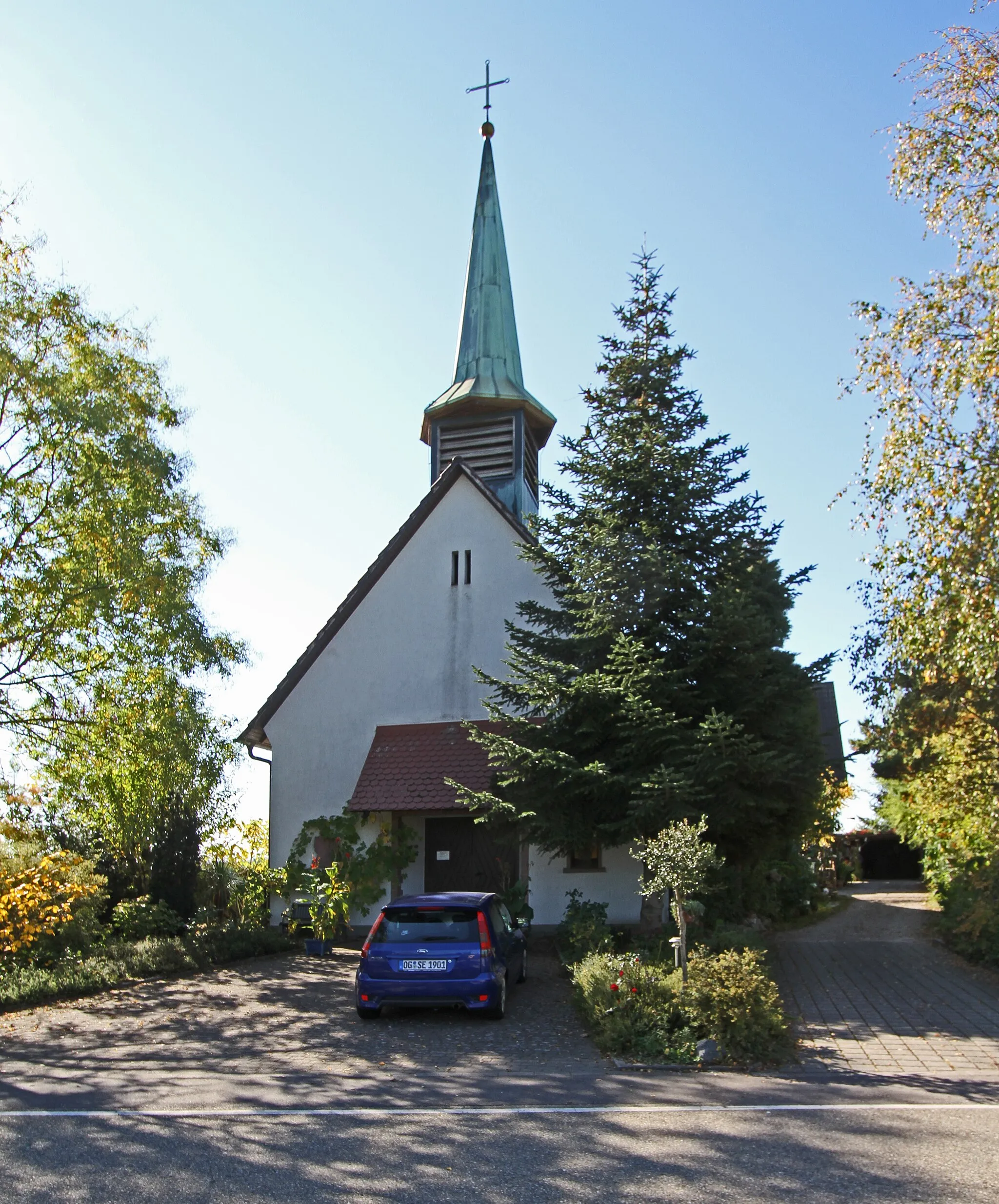 Photo showing: Church Maria am Wege in Lichtenau-Muckenschopf.