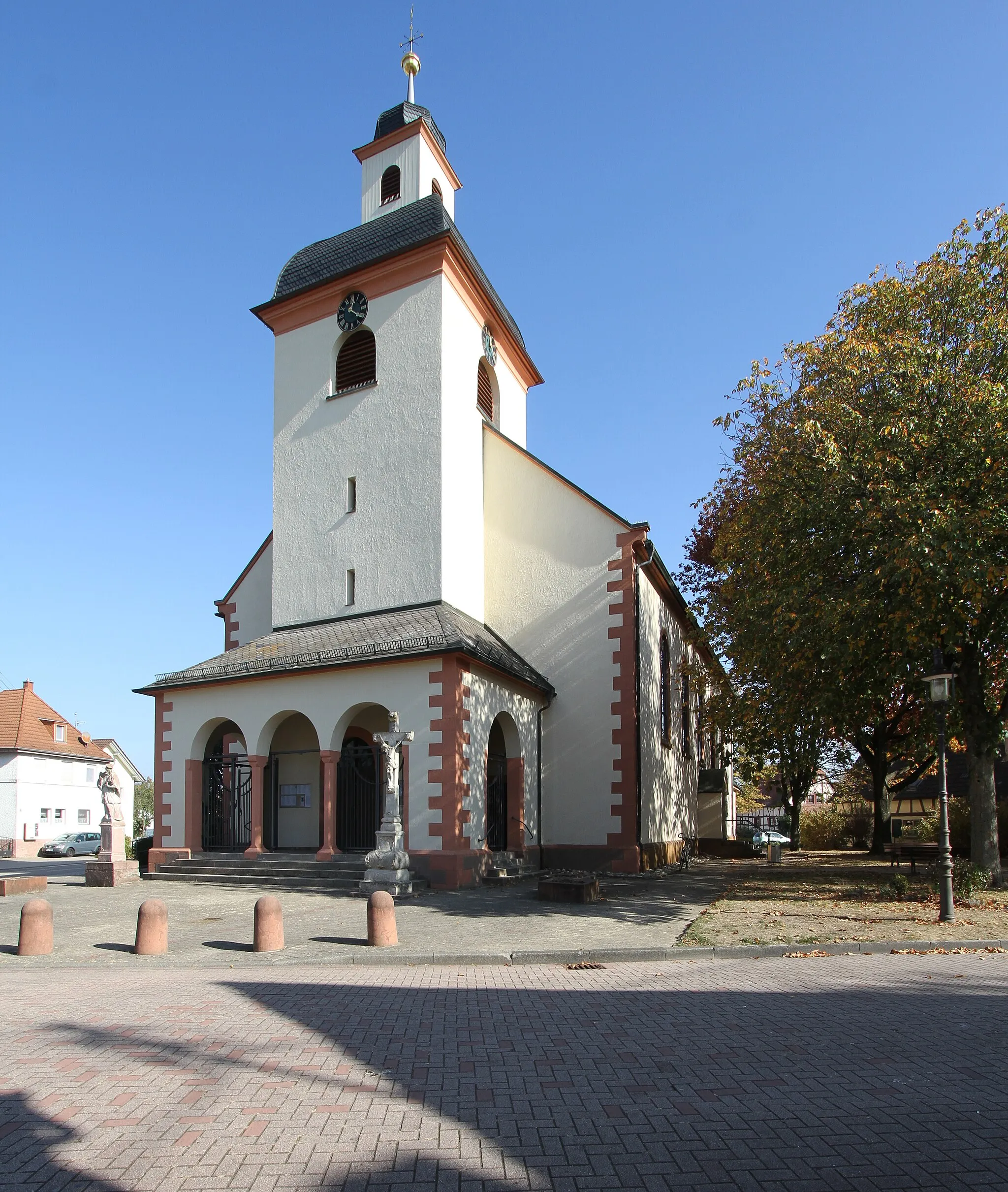 Photo showing: Church of Saint Giles in Rastatt-Ottersdorf.