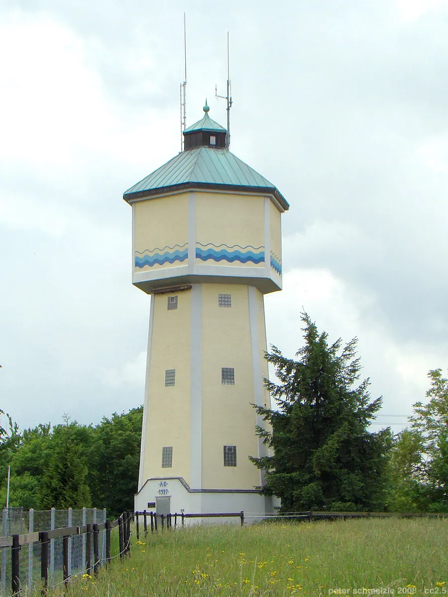 Photo showing: Wasserturm in Hüffenhardt