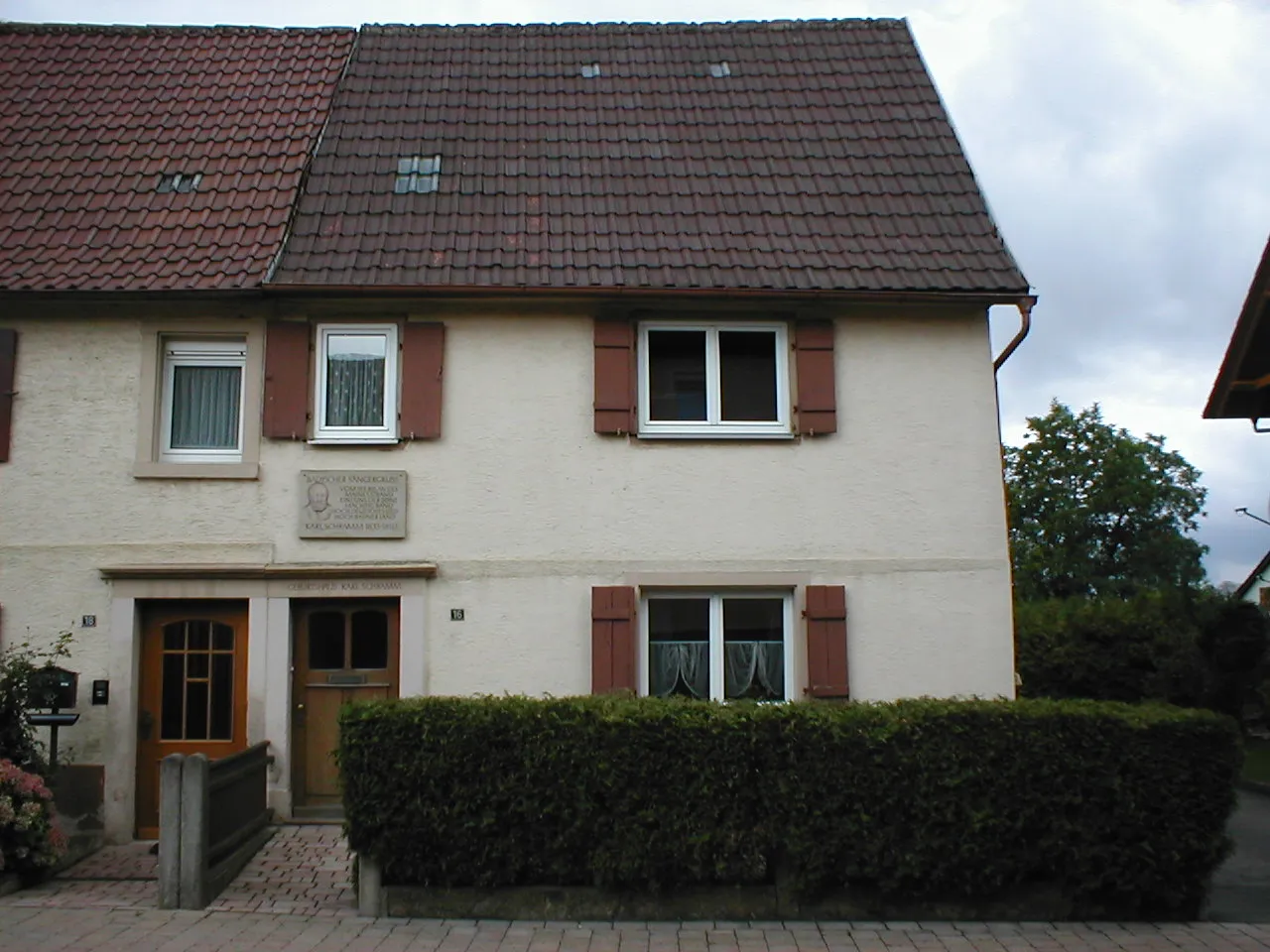 Photo showing: Geburtshaus von Karl Schramm