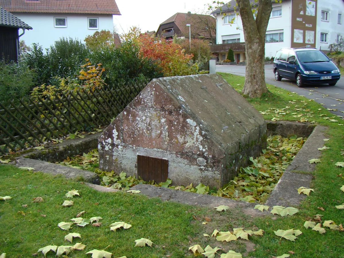 Photo showing: Bei der Kirche in Kirchzell-Breitenbuch