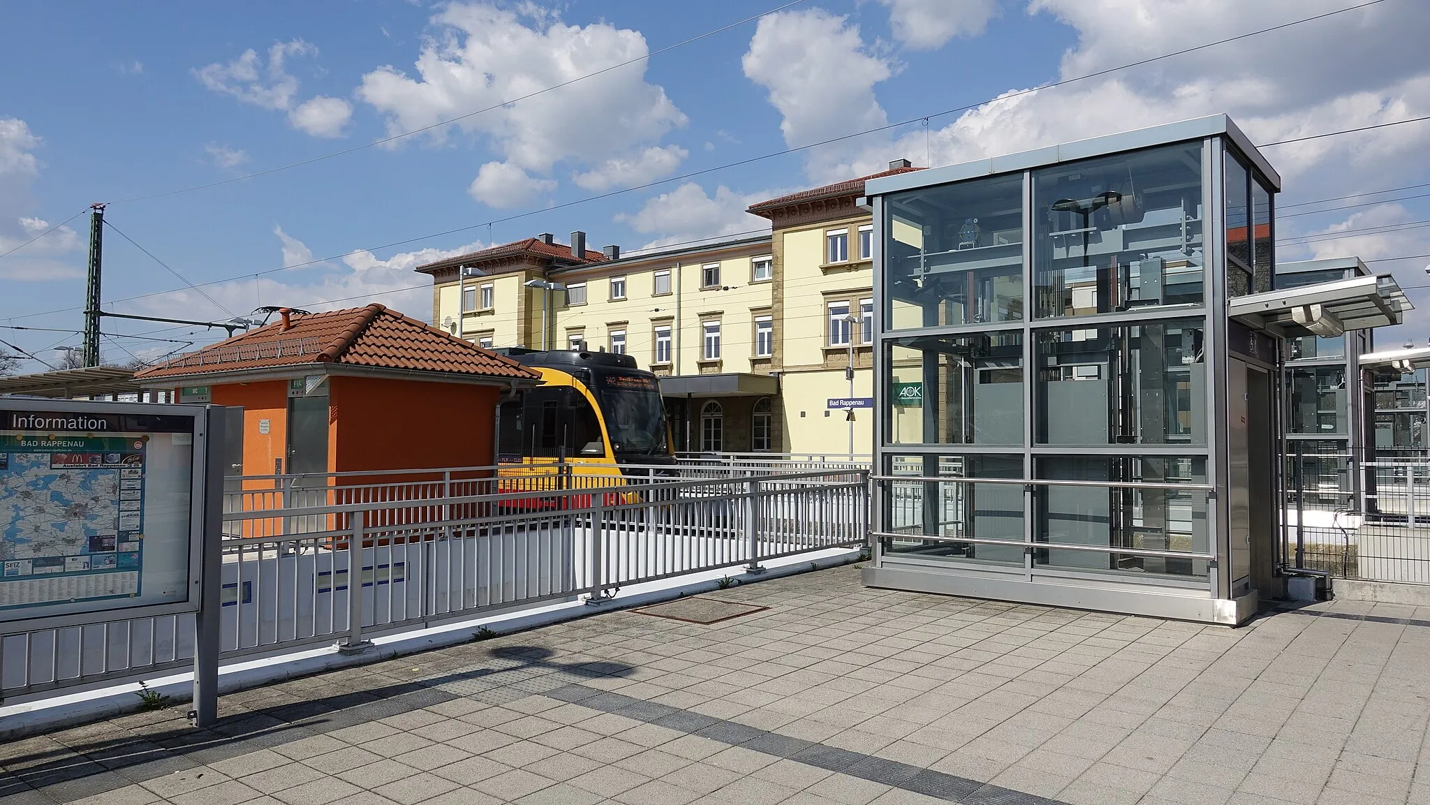 Photo showing: Bahnhof Bad Rappenau