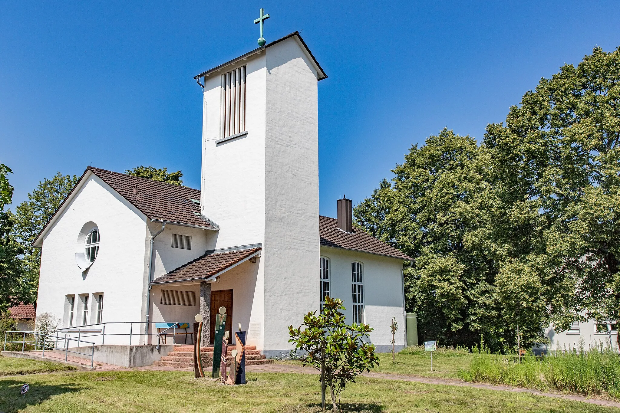 Photo showing: Evangelische Kirche Muggensturm