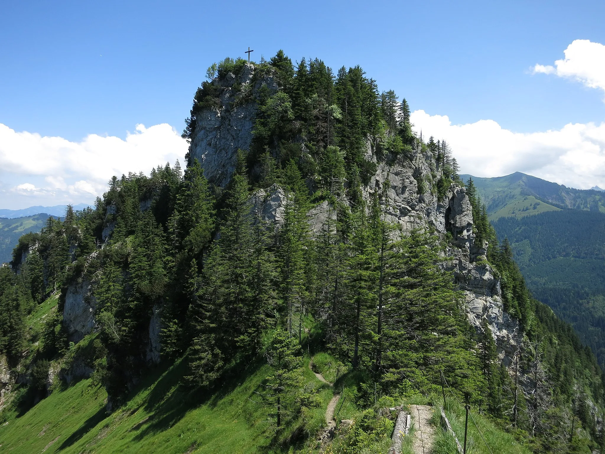 Photo showing: Mountain Bocksberg in Bregenzerwald, Austria