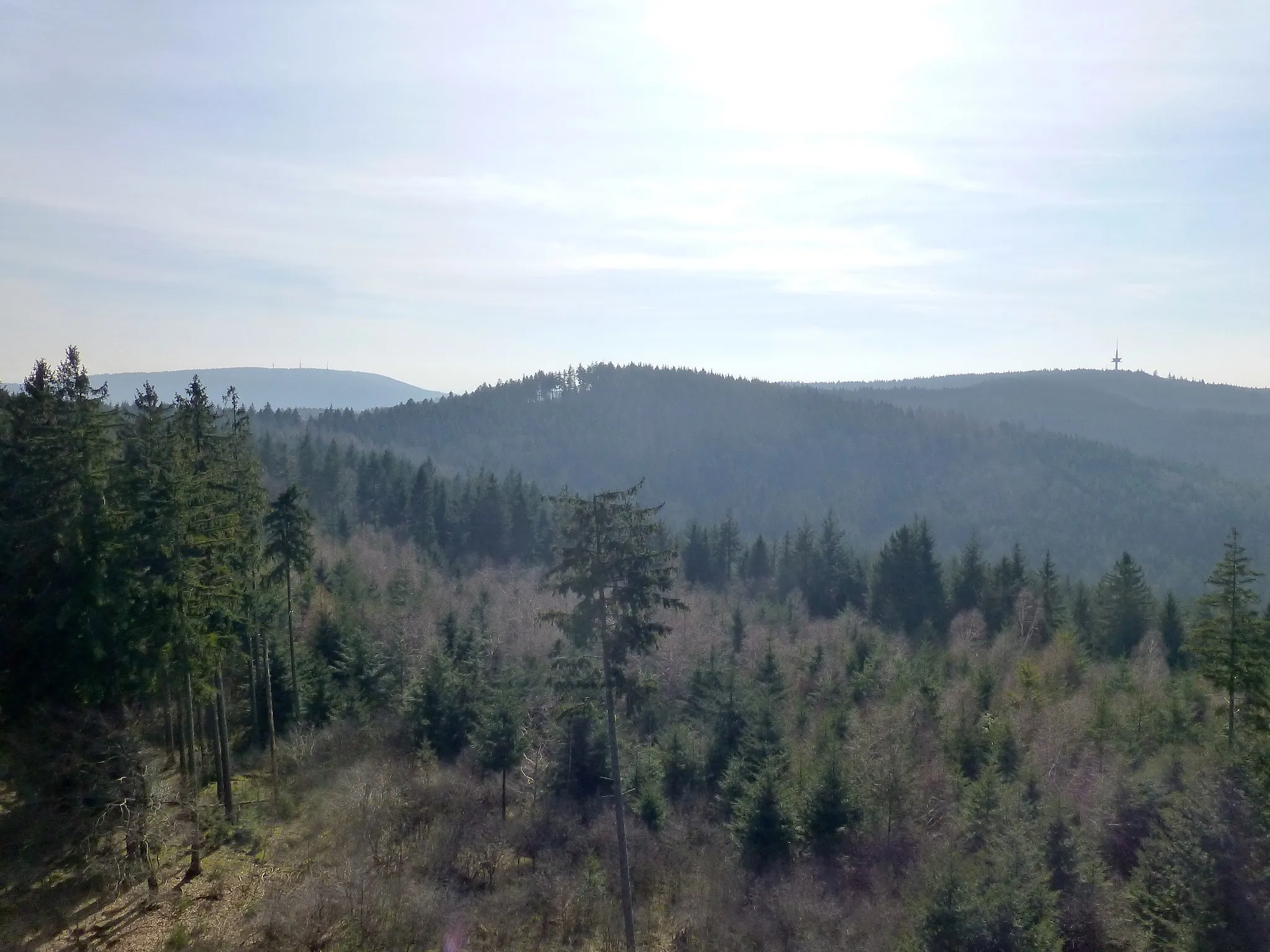 Photo showing: Blick vom Teltschikturm zum Dossenheimer Kopf