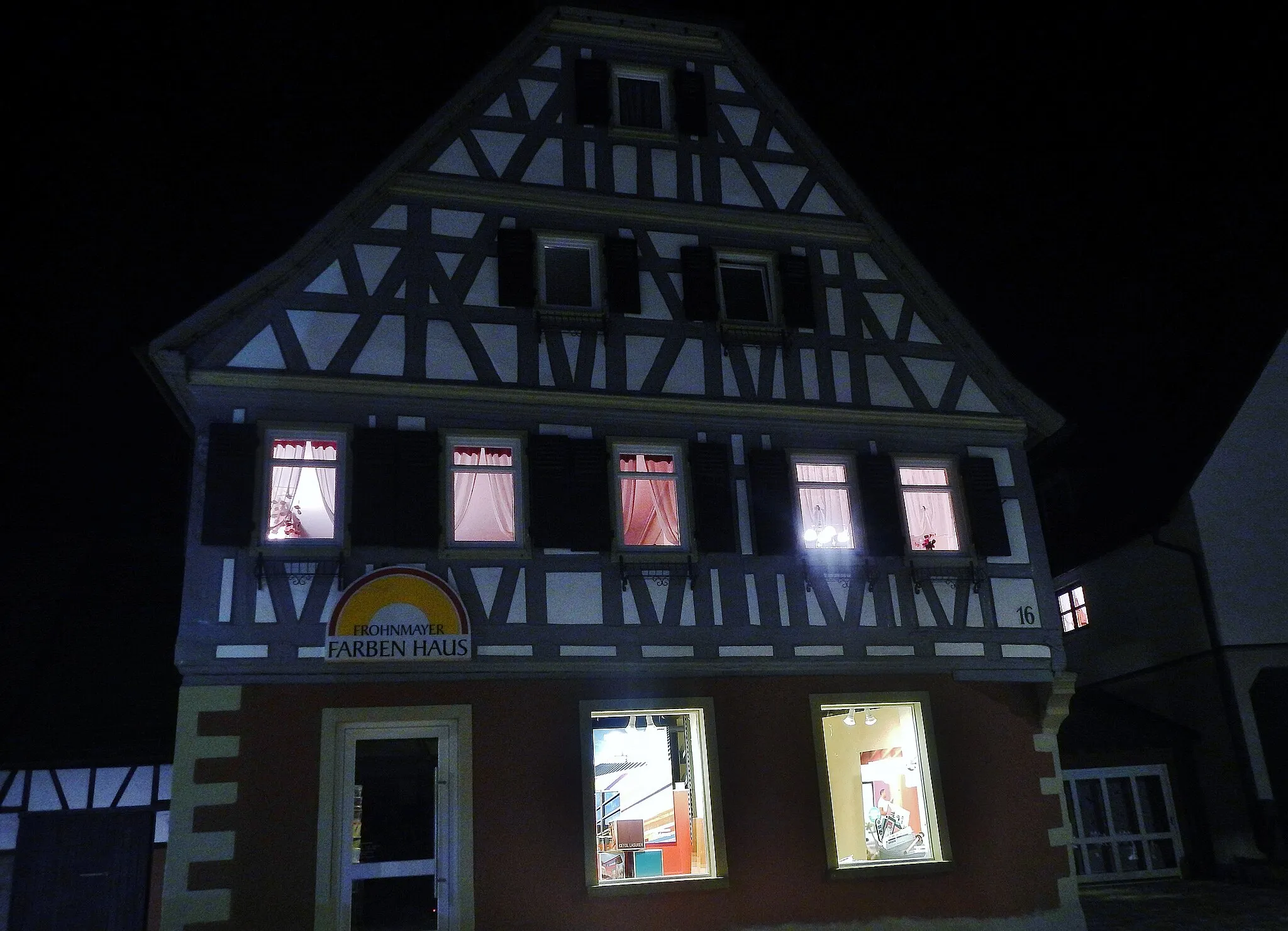 Photo showing: Frohnmayer Farben Haus
