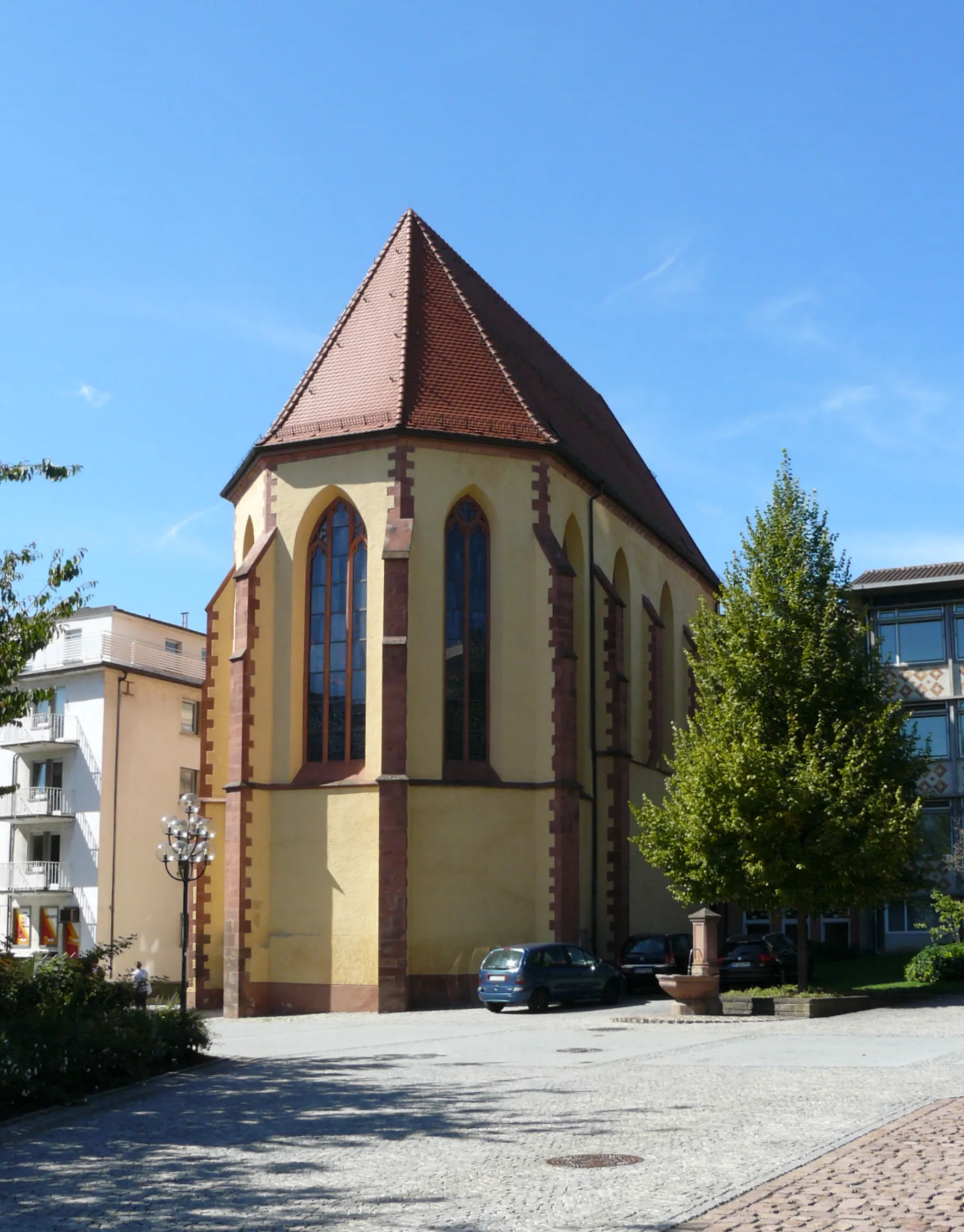 Photo showing: Katholische Barfüßerkirche in Pforzheim