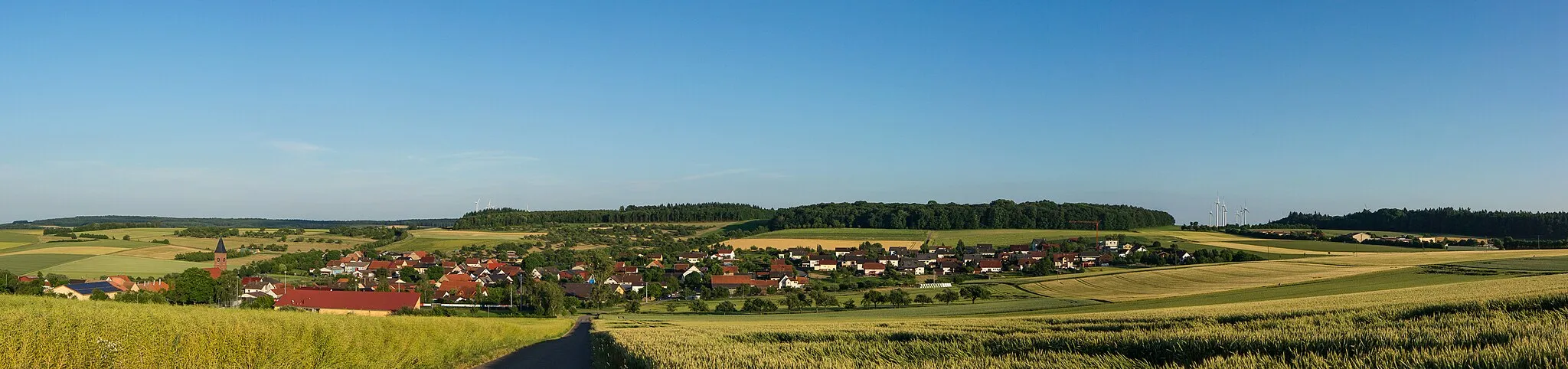 Photo showing: Panorama von Pülfringen