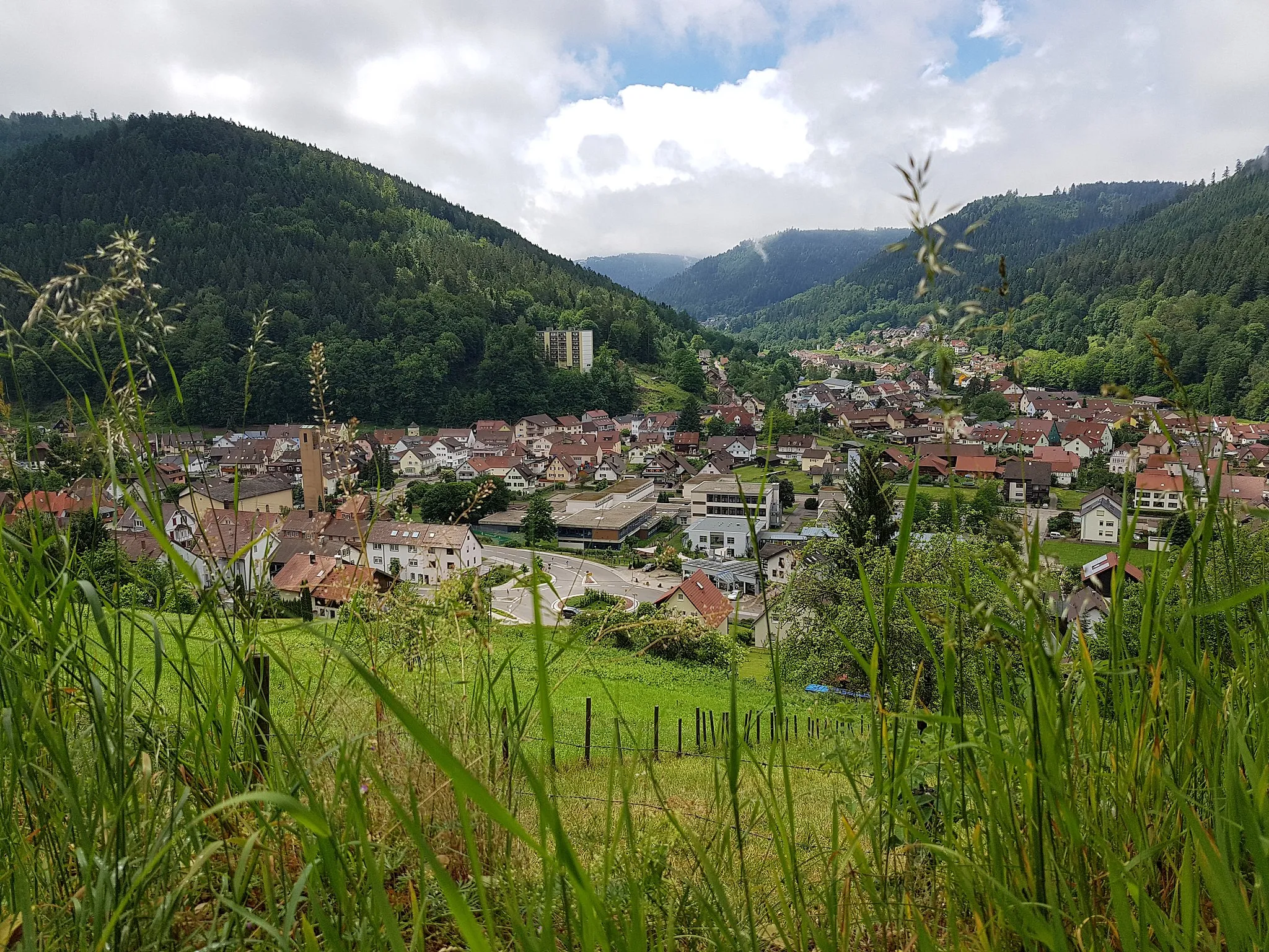 Photo showing: Schöne Ansicht auf den 5 Tälerort Calmbach