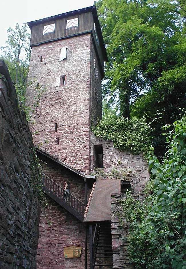 Photo showing: Burg Dauchstein in Binau im Odenwald